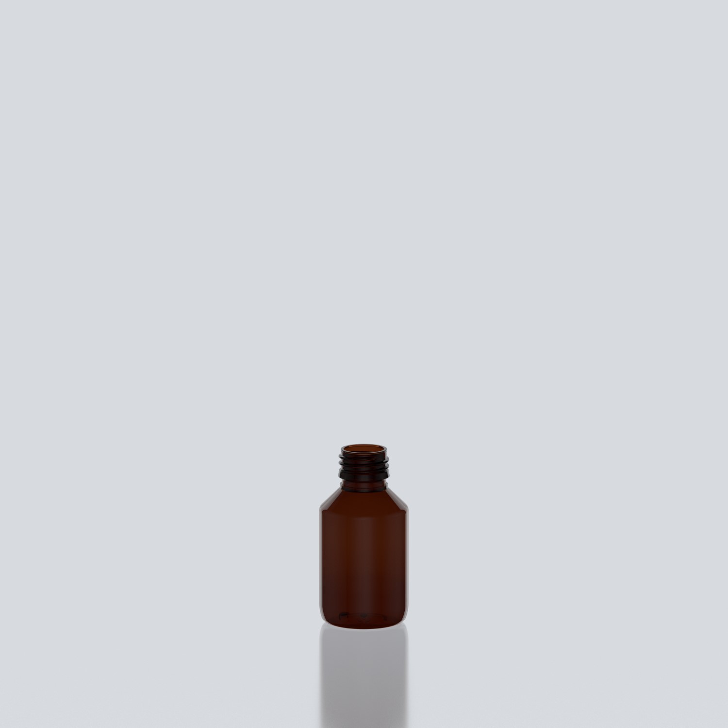 100ml Veral PET Bottle - 28ROPP - Amber