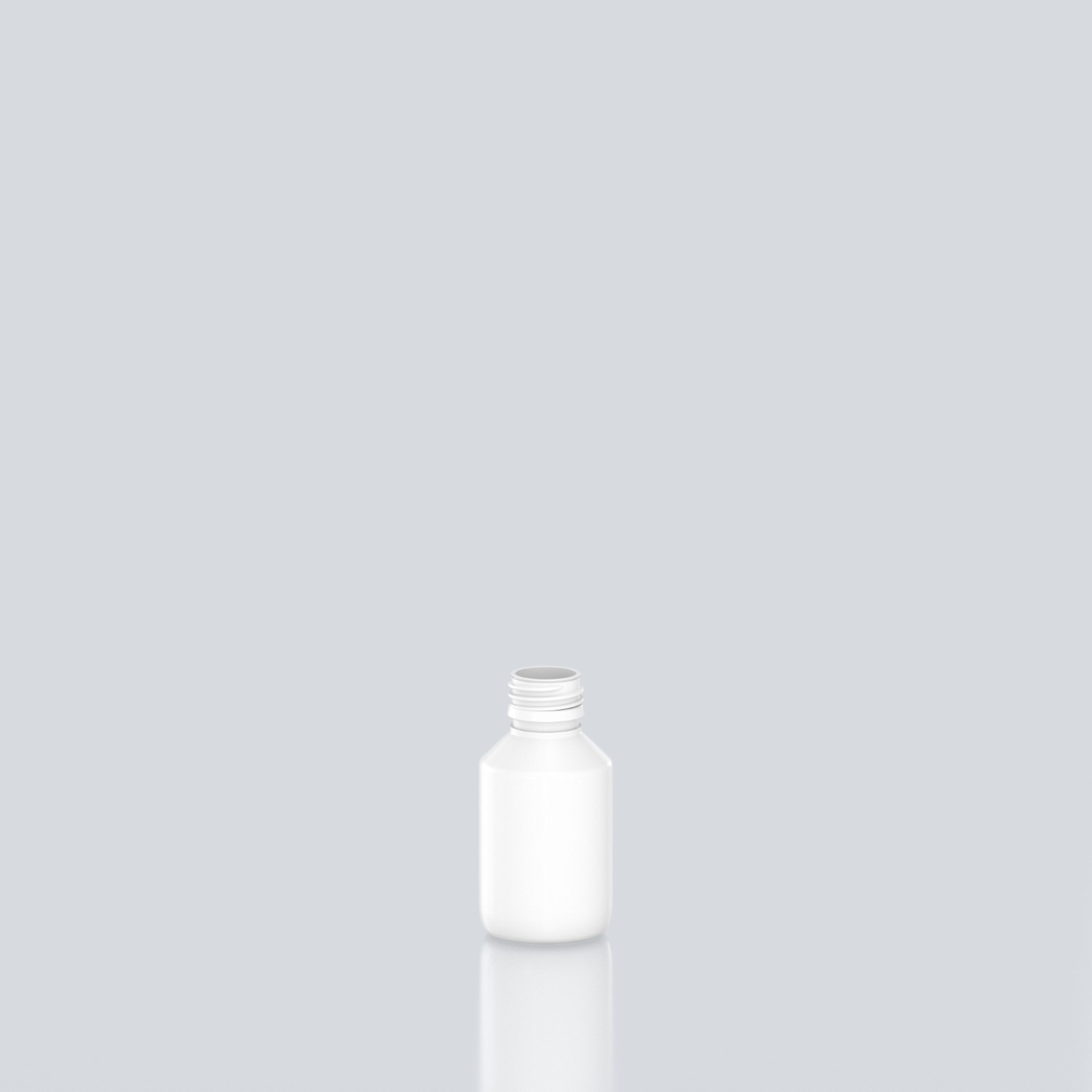 100ml Veral PET Bottle - 28ROPP - White