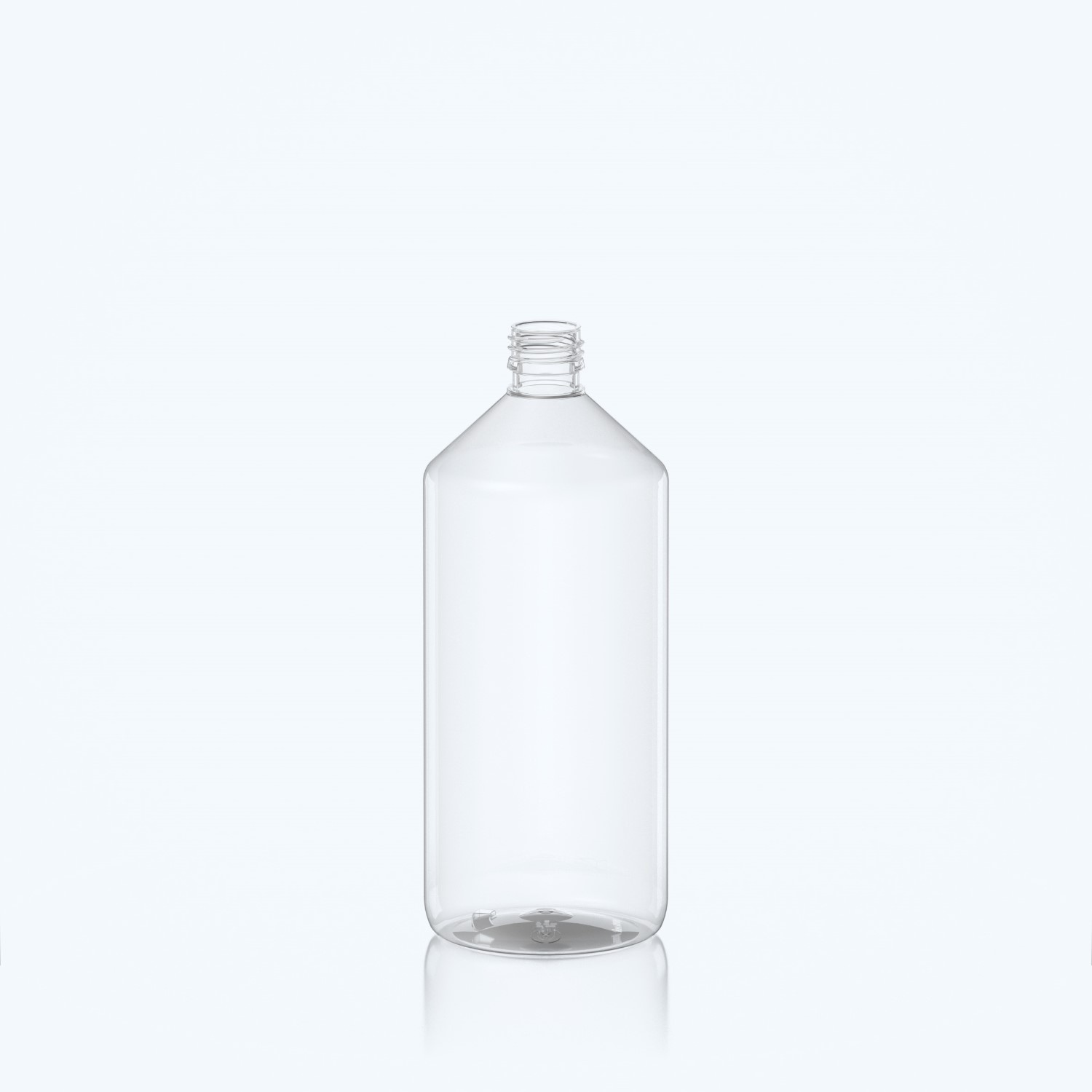 1000ml Veral PET Bottle - 28ROPP - Clear