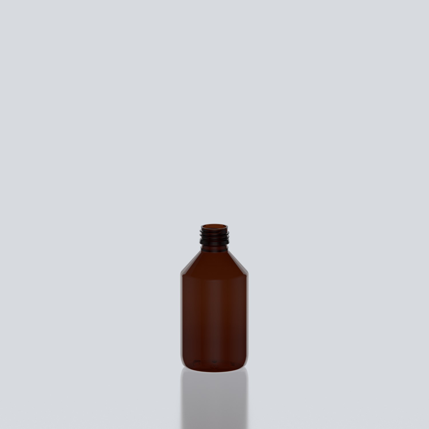 250ml Veral PET Bottle - 28ROPP - Amber