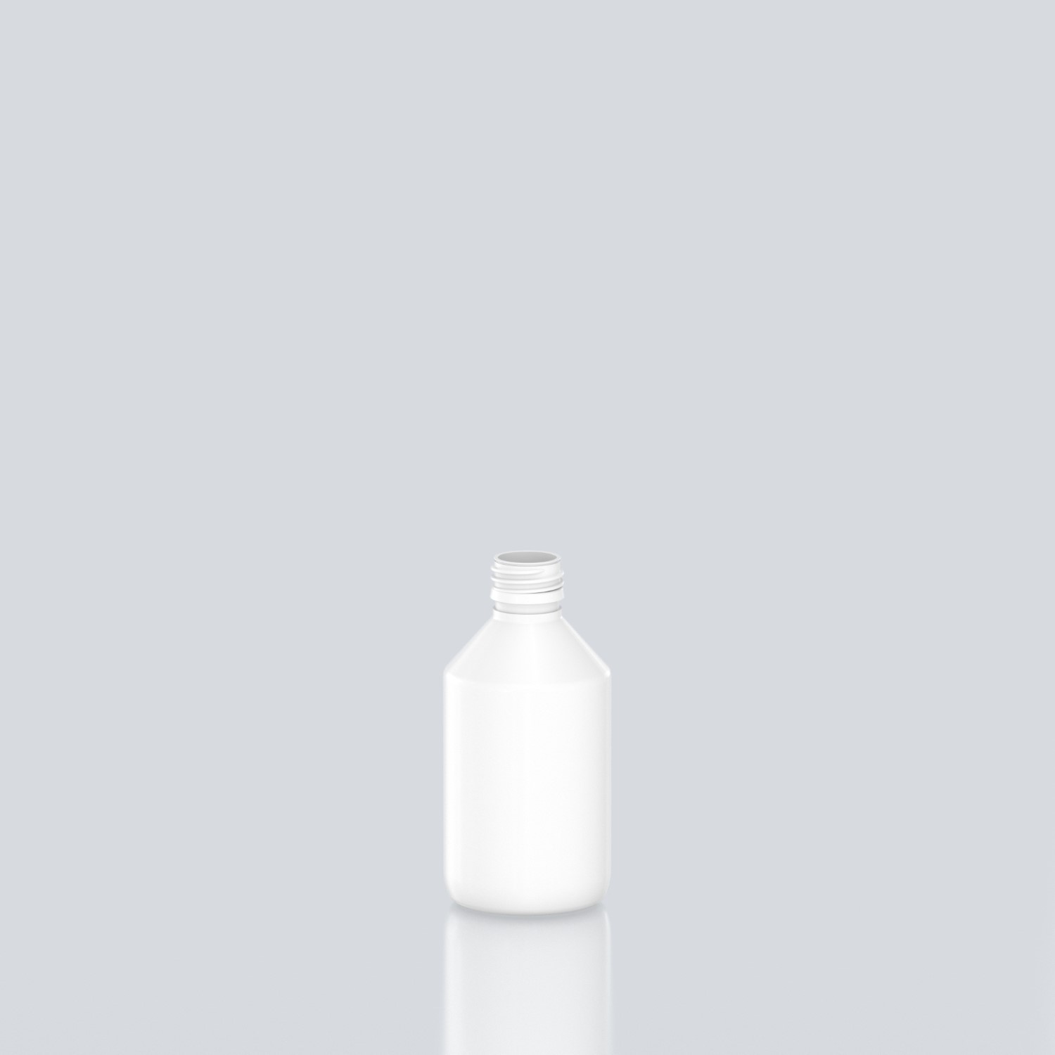 250ml Veral PET Bottle - 28ROPP - White