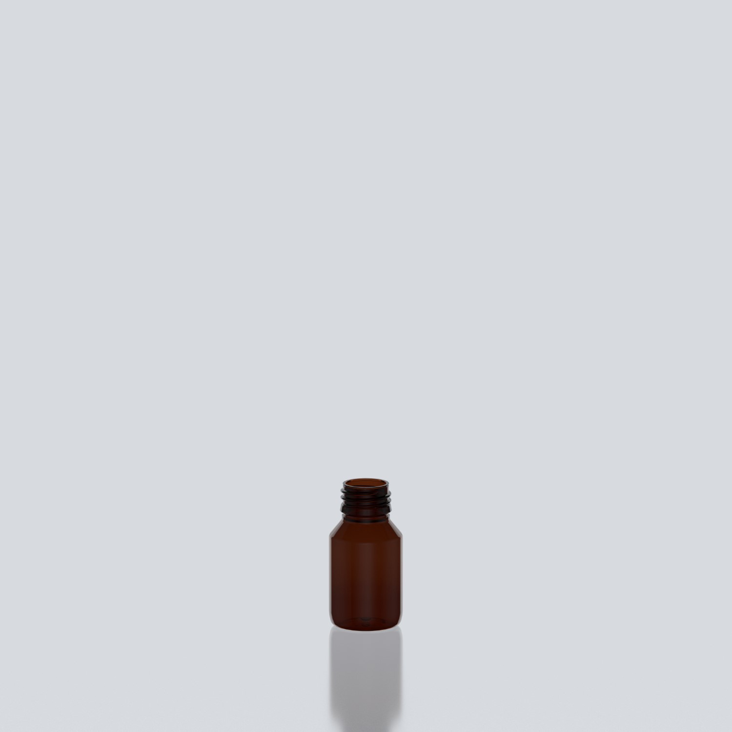 50ml Veral PET Bottle - 28ROPP - Amber