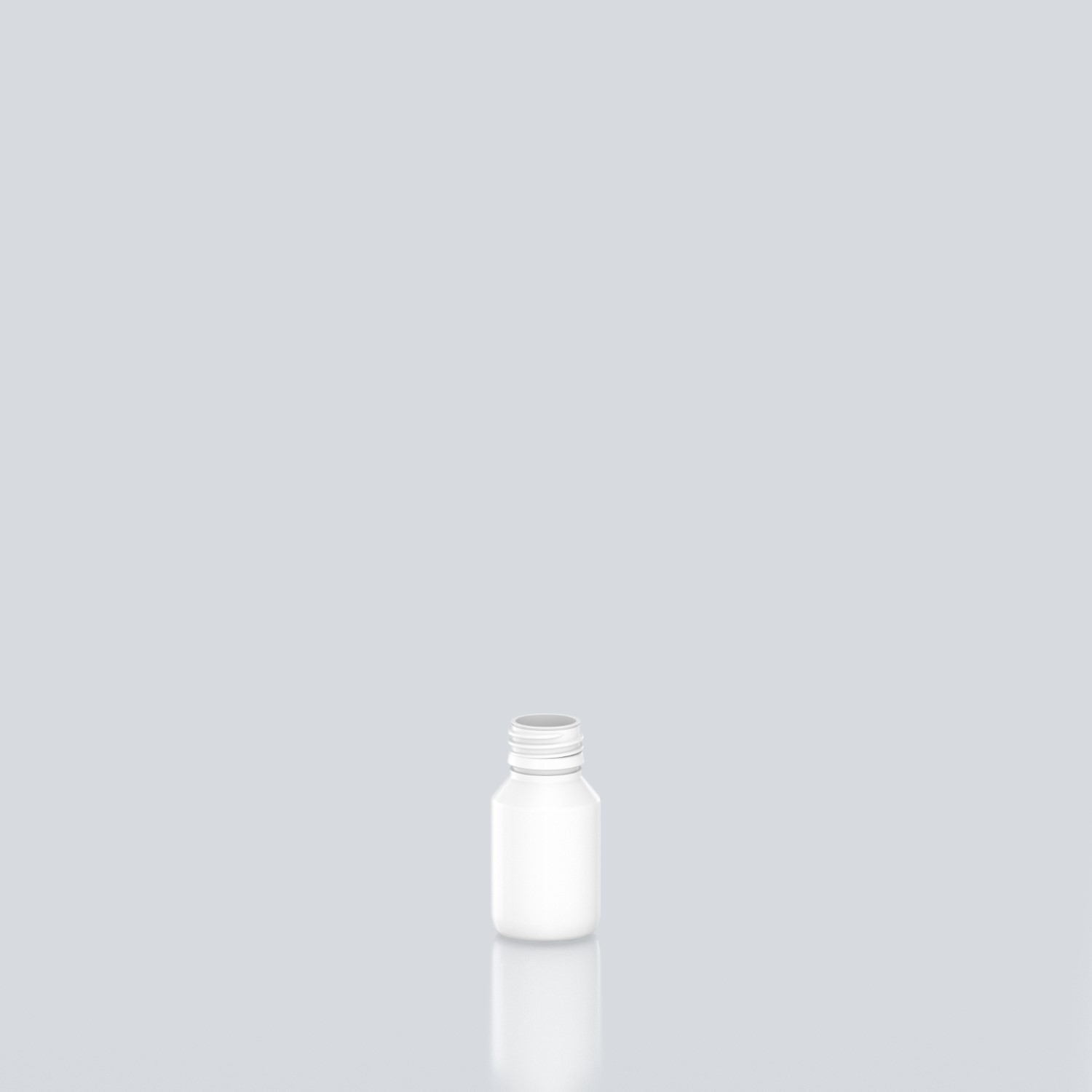 50ml Veral PET Bottle - 28ROPP - White