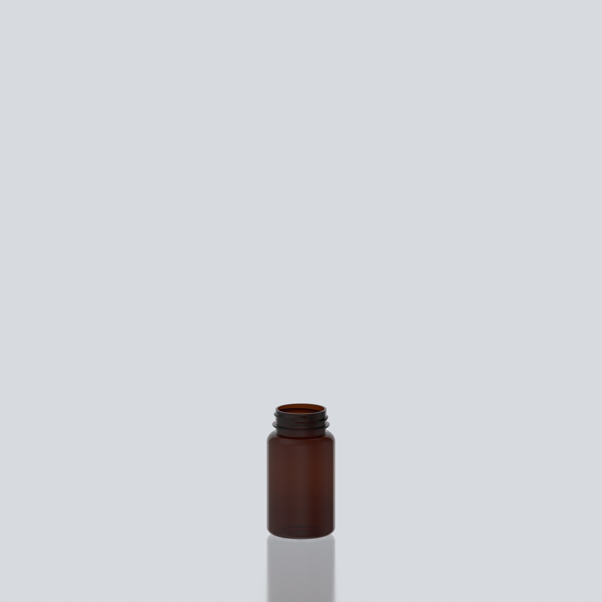 100ml PET Pill Jar - 38SP400 - Amber