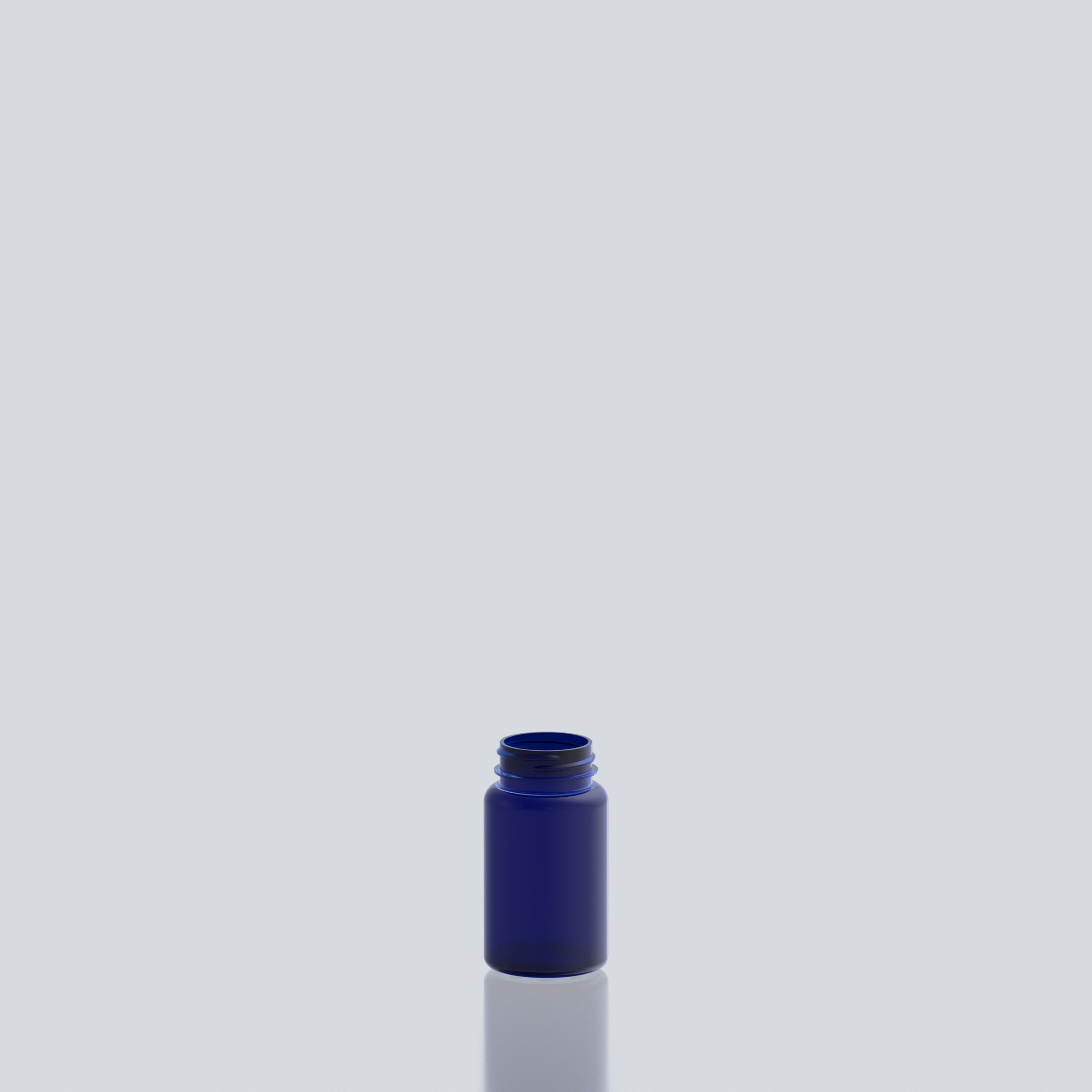 100ml PET Pill Jar - 38SP400 - Blue