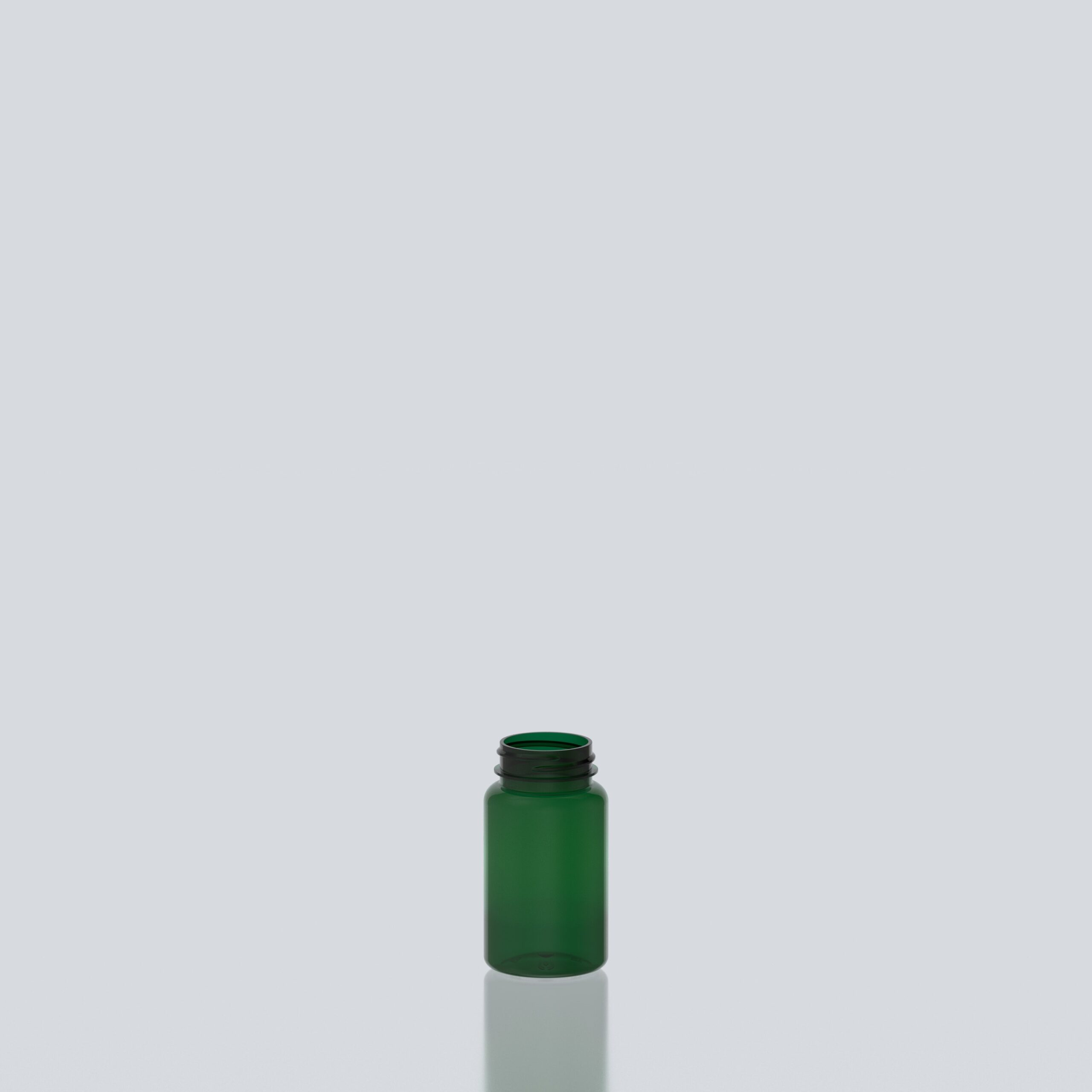 100ml PET Pill Jar - 38SP400 - Green