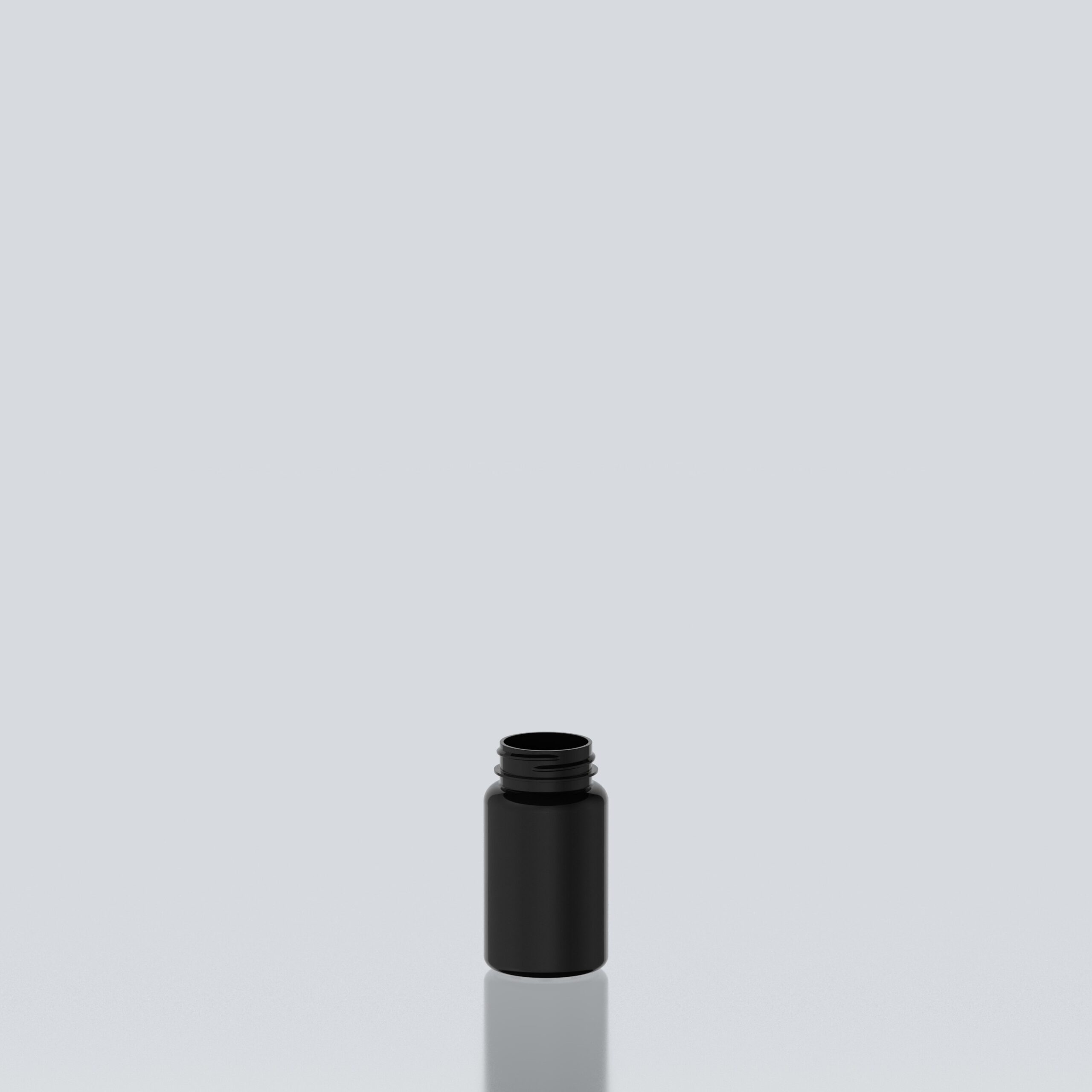 100ml PET Pill Jar - 38SP400 - Black