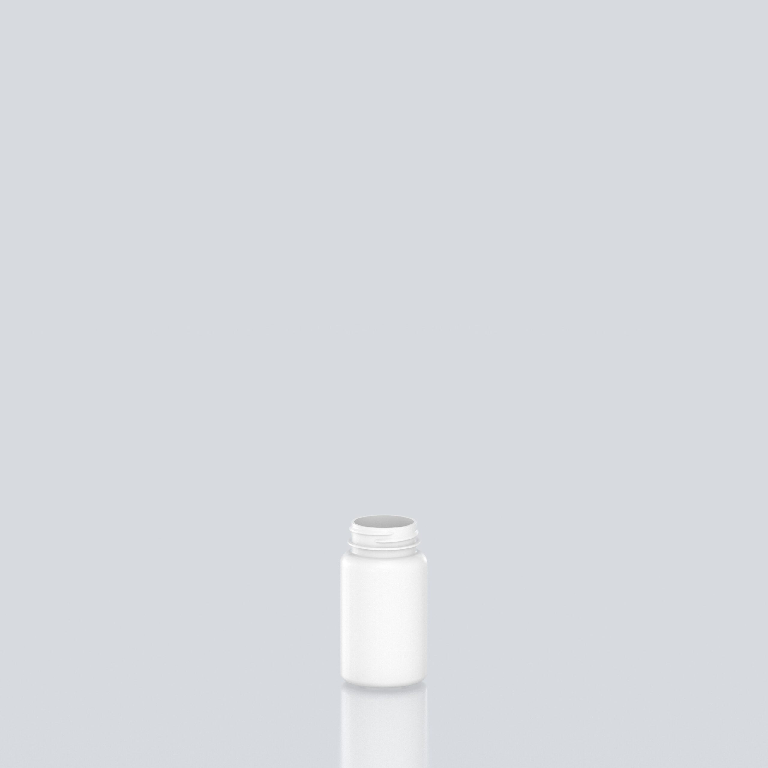 100ml PET Pill Jar - 38SP400 - White