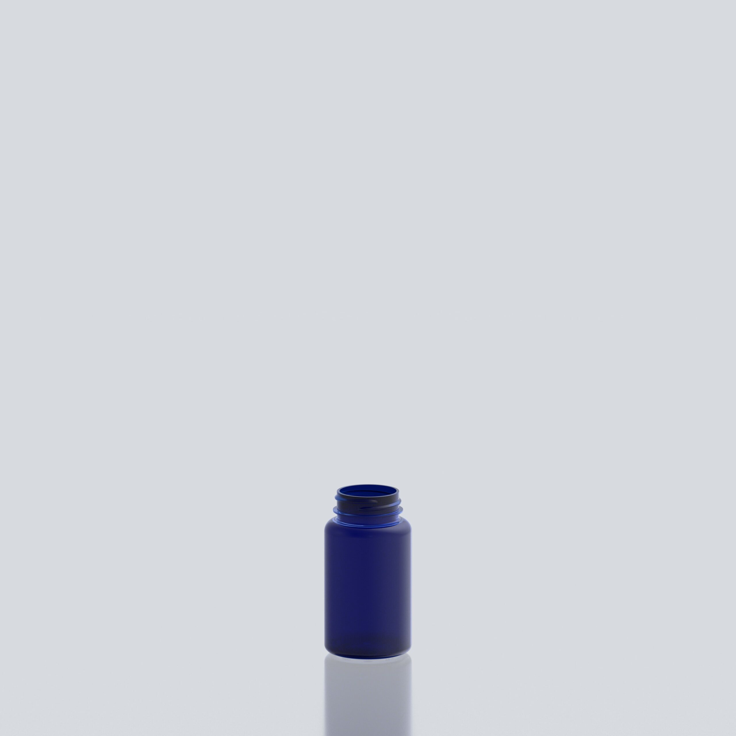 125ml PET Pill Jar - 38SP400 - Blue