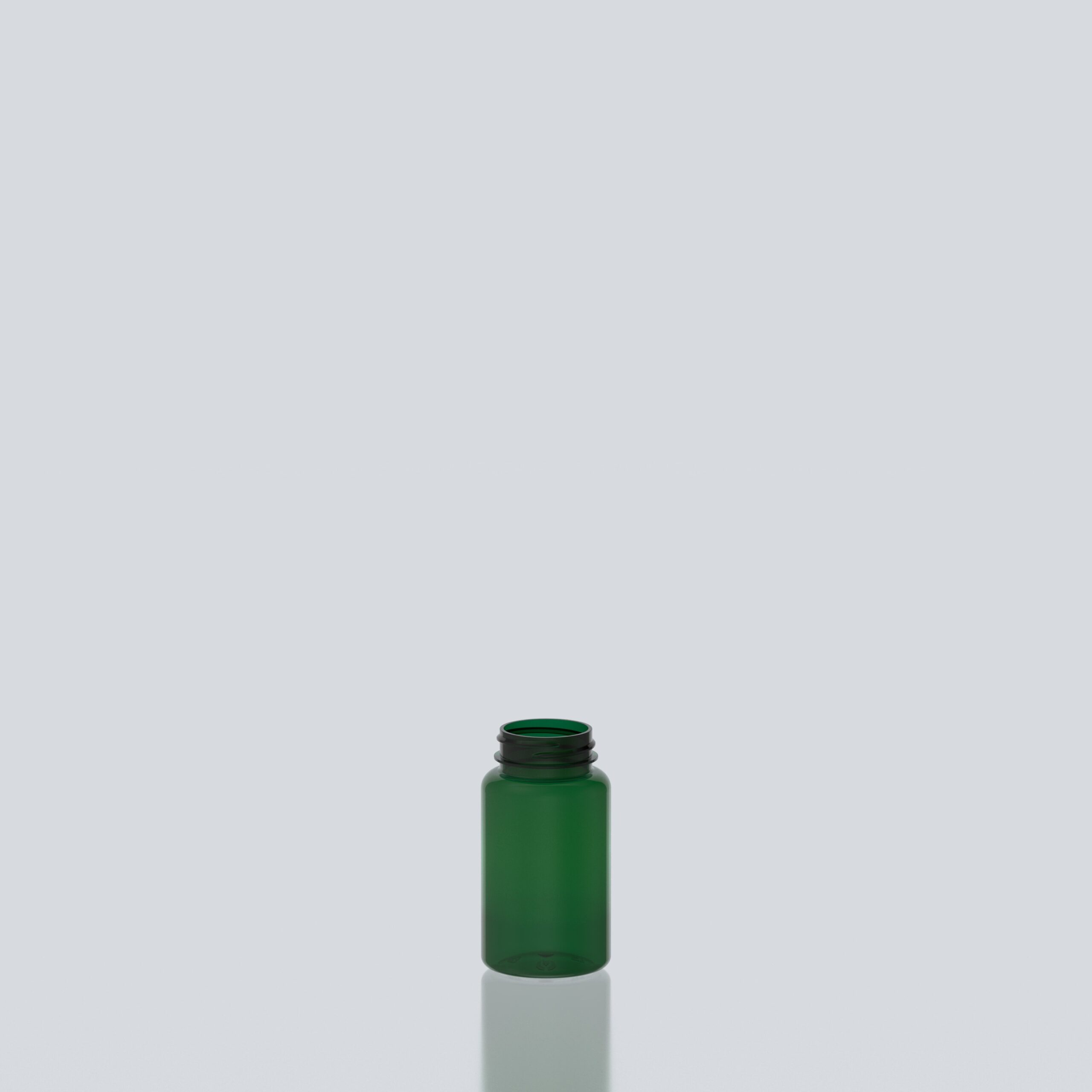 125ml PET Pill Jar - 38SP400 - Green