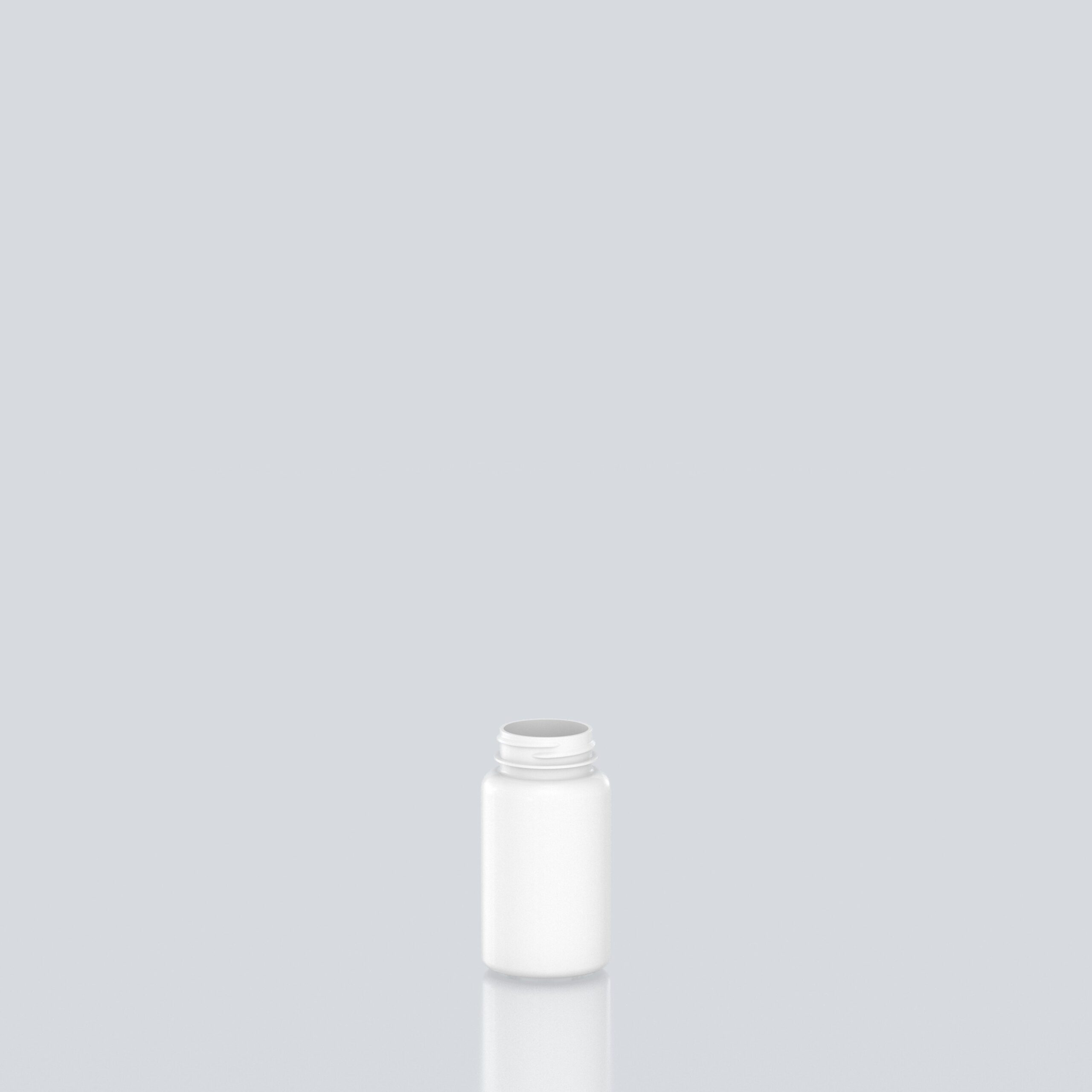 125ml PET Pill Jar - 38SP400 - White