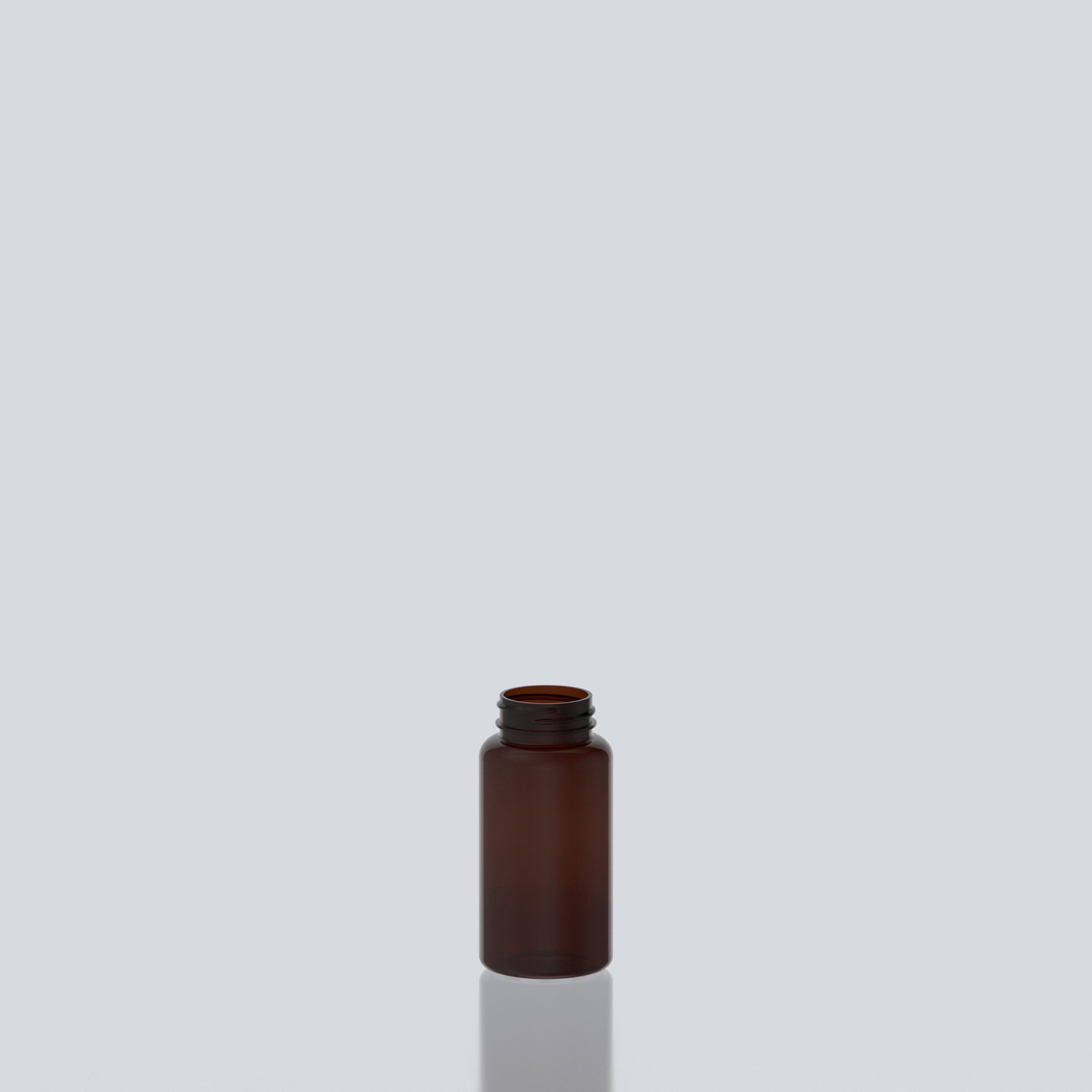150ml PET Pill Jar Slim Line - 38SP400 - Amber