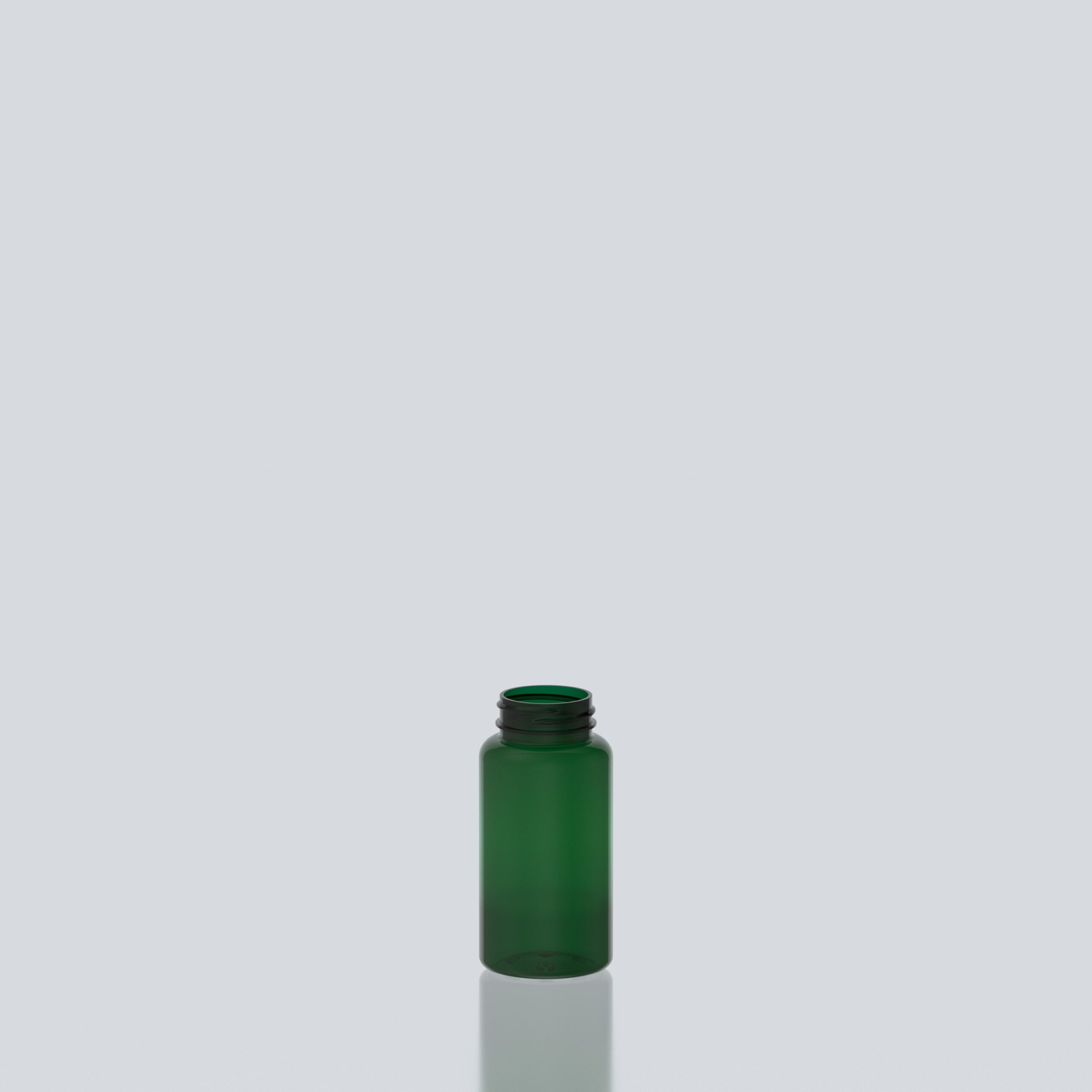 150ml PET Pill Jar Slim Line - 38SP400 - Green