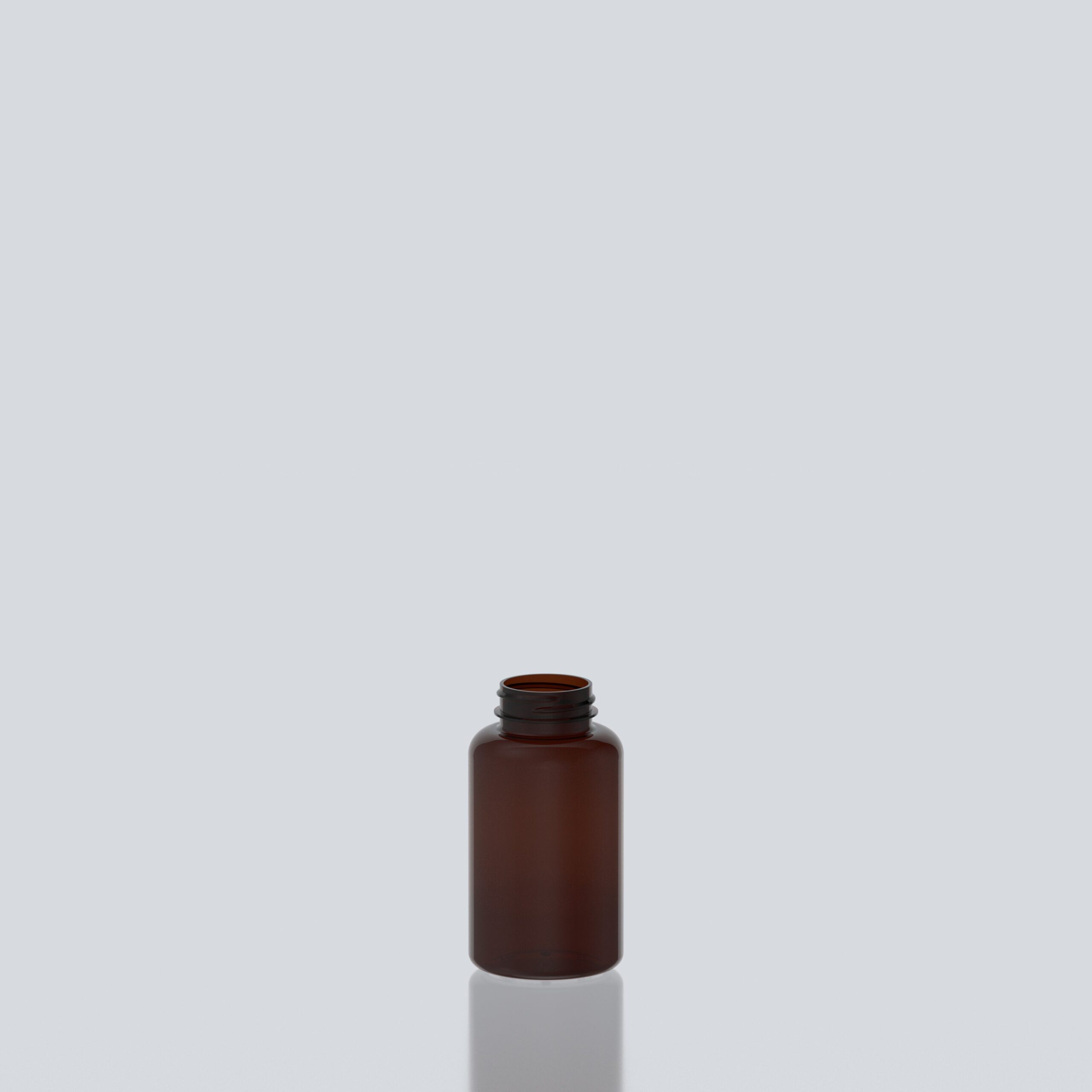200ml PET Pill Jar  - 38SP400 - Amber