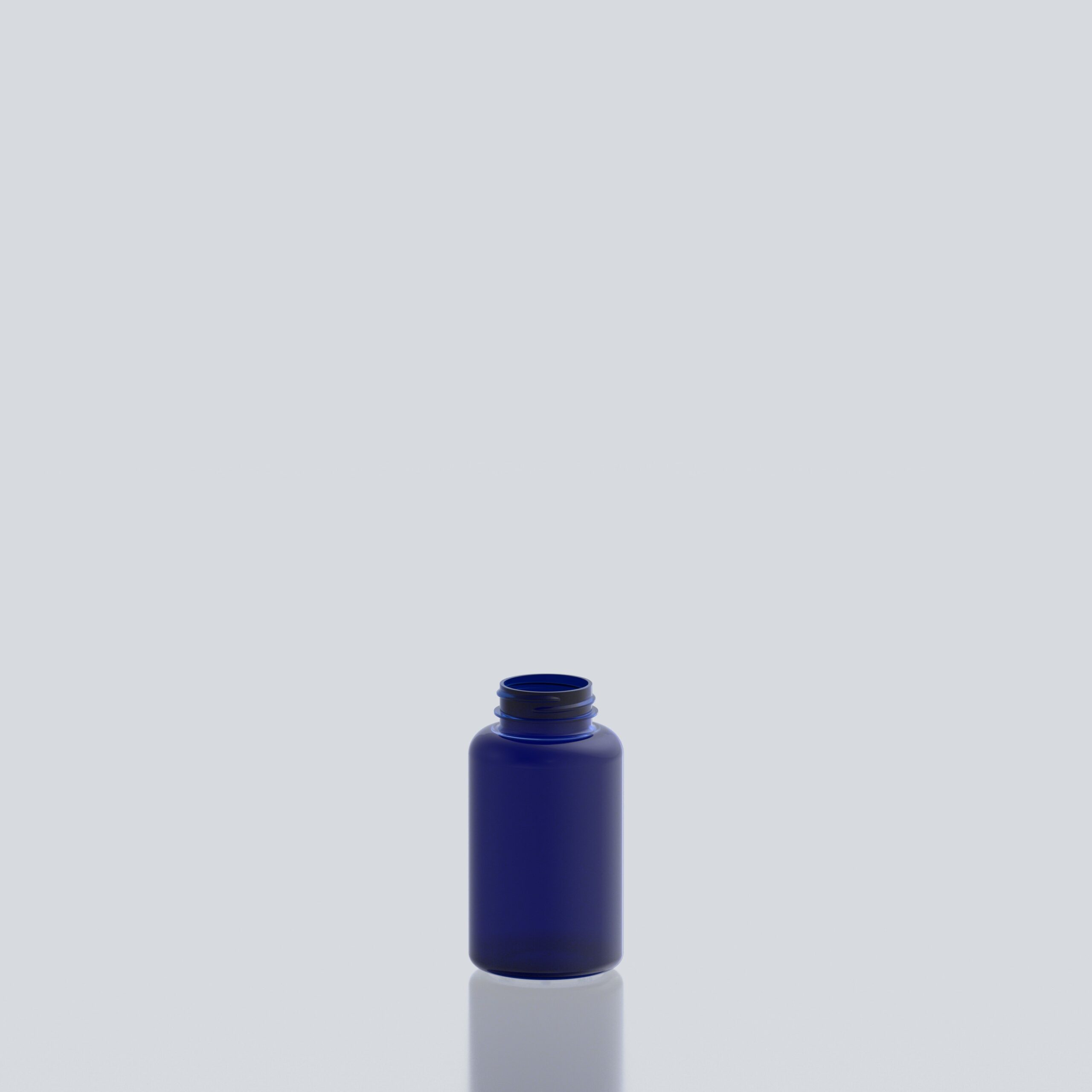 200ml PET Pill Jar  - 38SP400 - Blue