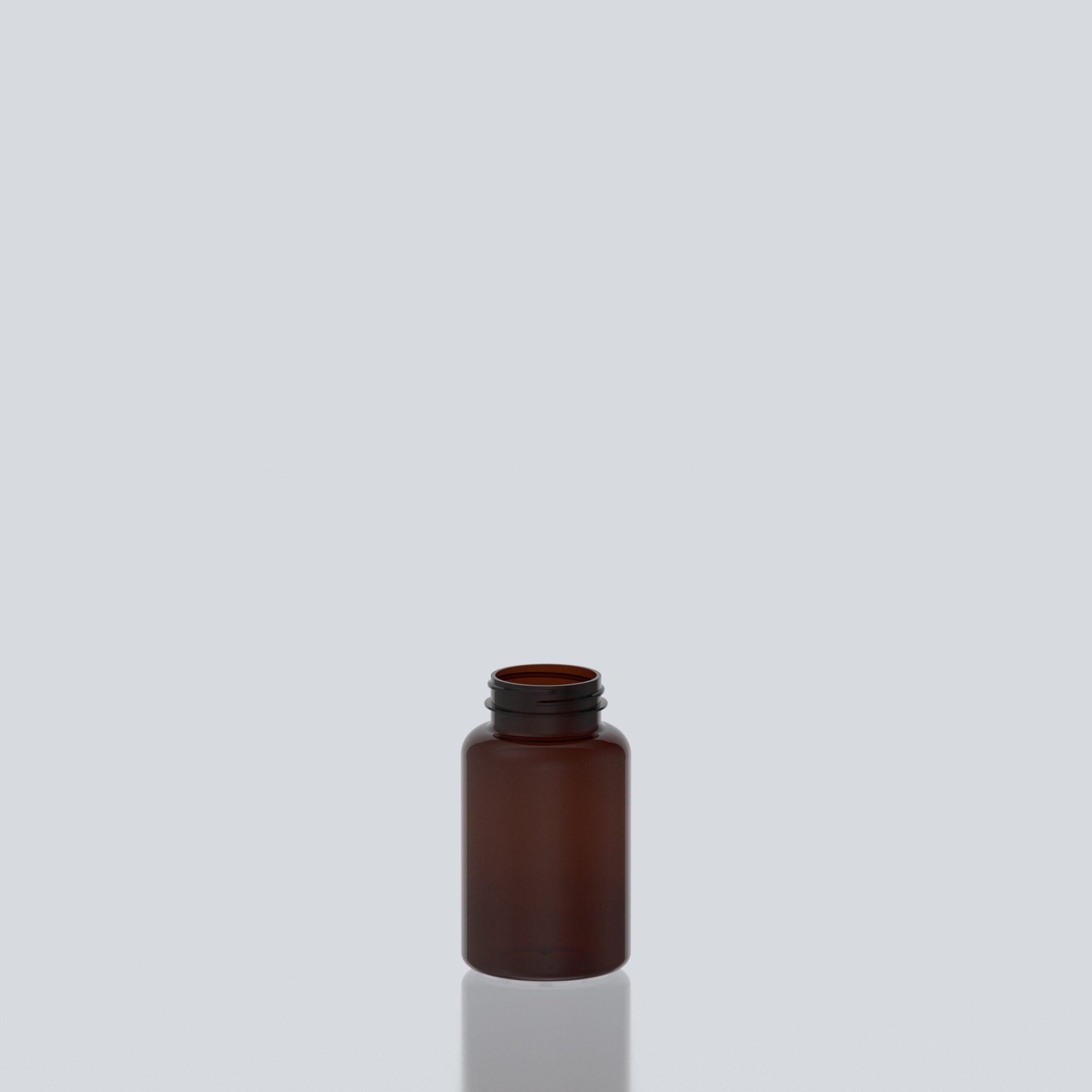 250ml PET Pill Jar - 45SP400 - Amber
