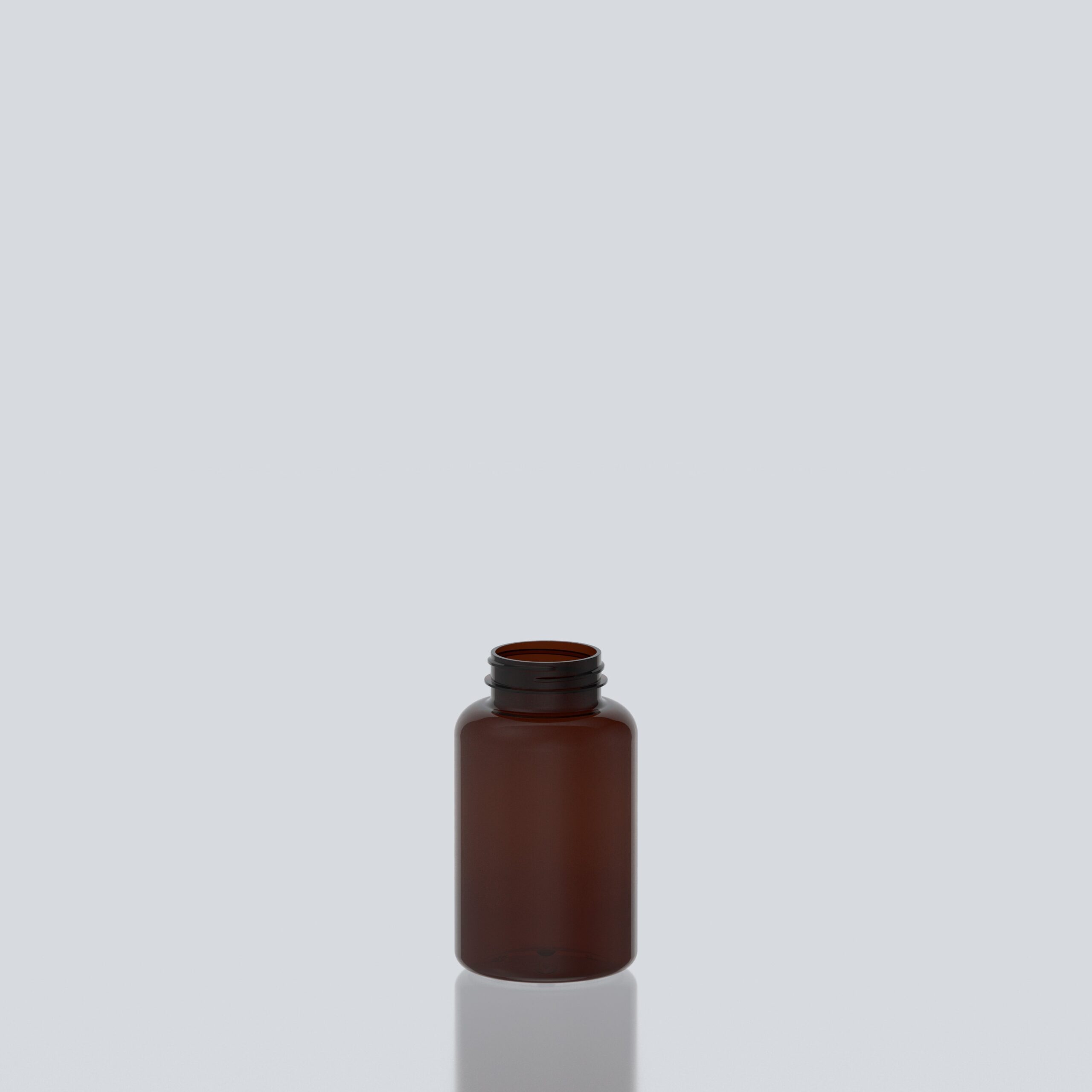 300ml PET Pill Jar - 45SP400 - Amber