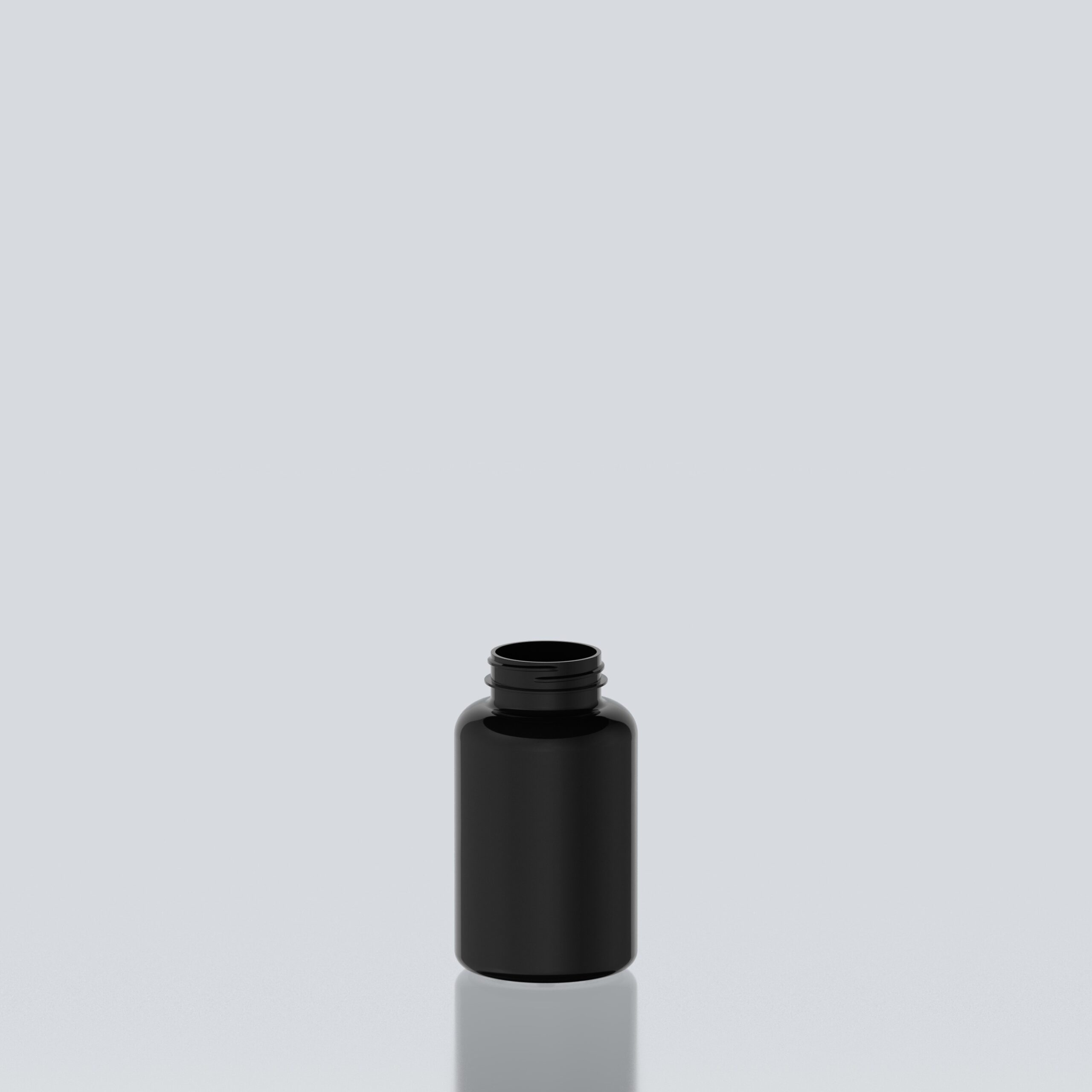 300ml PET Pill Jar - 45SP400 - Black