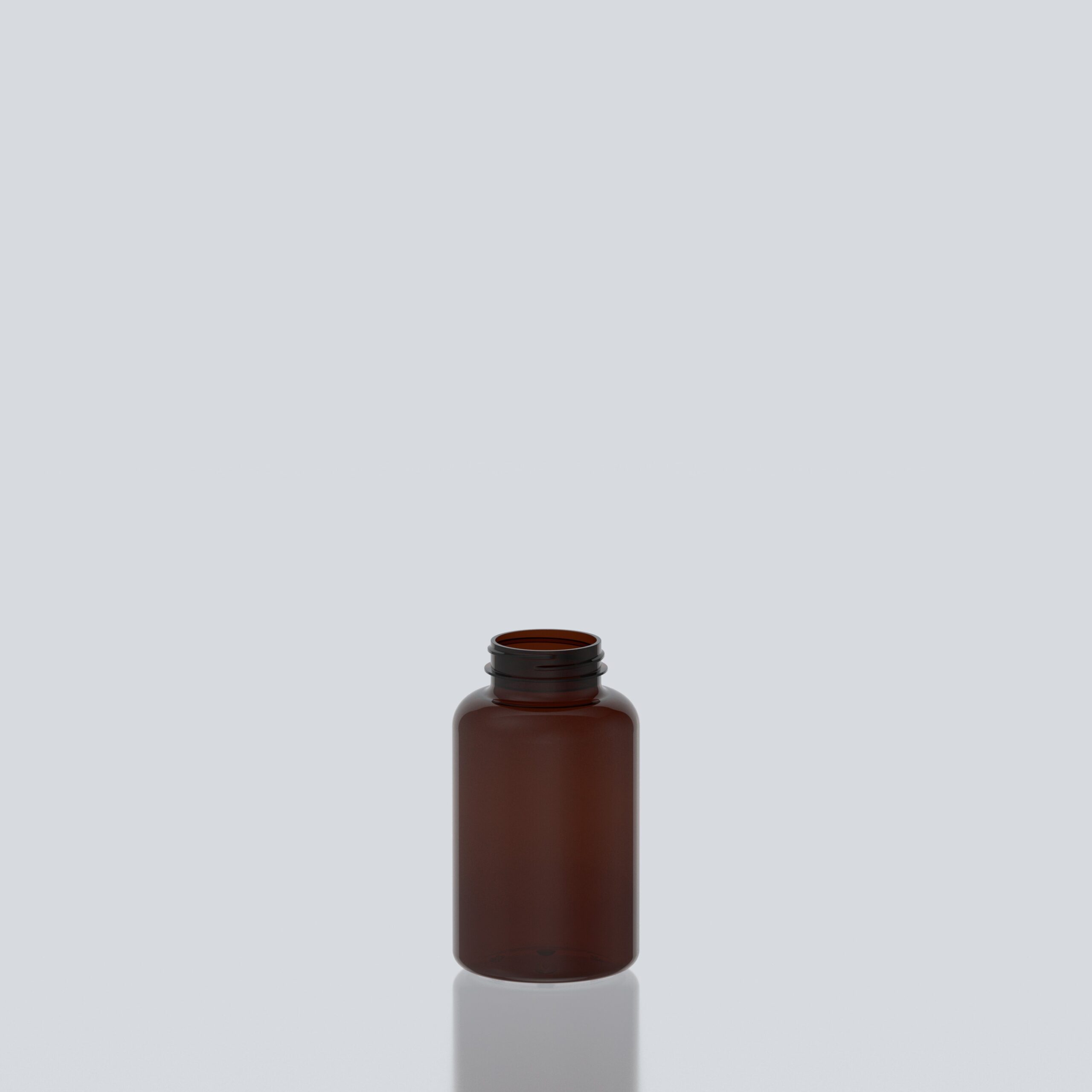 350ml PET Pill Jar - 45SP400 - Amber