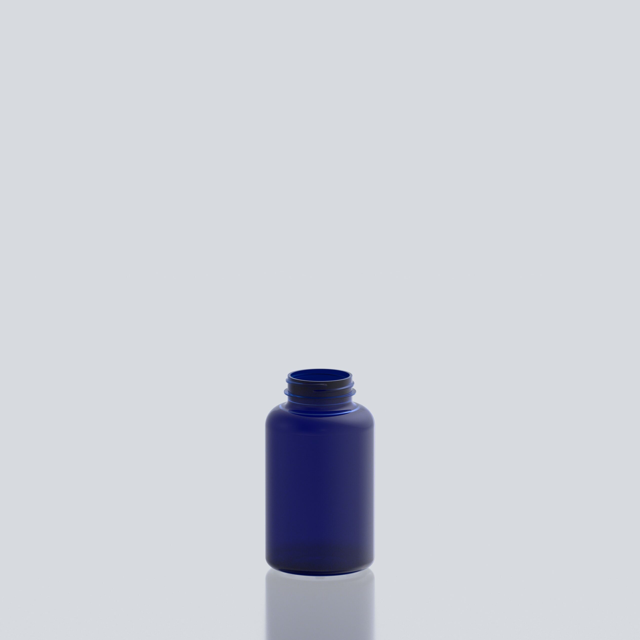 350ml PET Pill Jar - 45SP400 - Blue