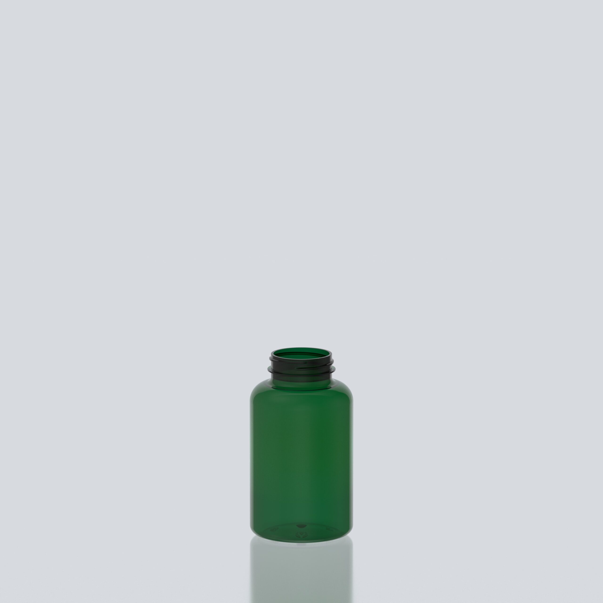 350ml PET Pill Jar - 45SP400 - Green