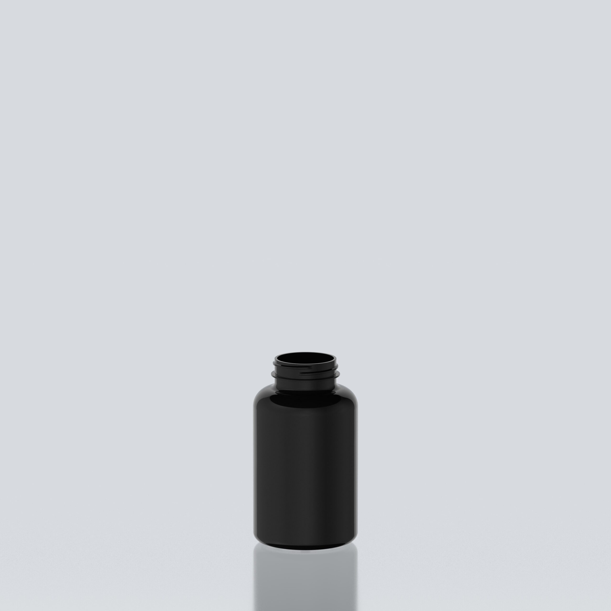 350ml PET Pill Jar - 45SP400 - Black