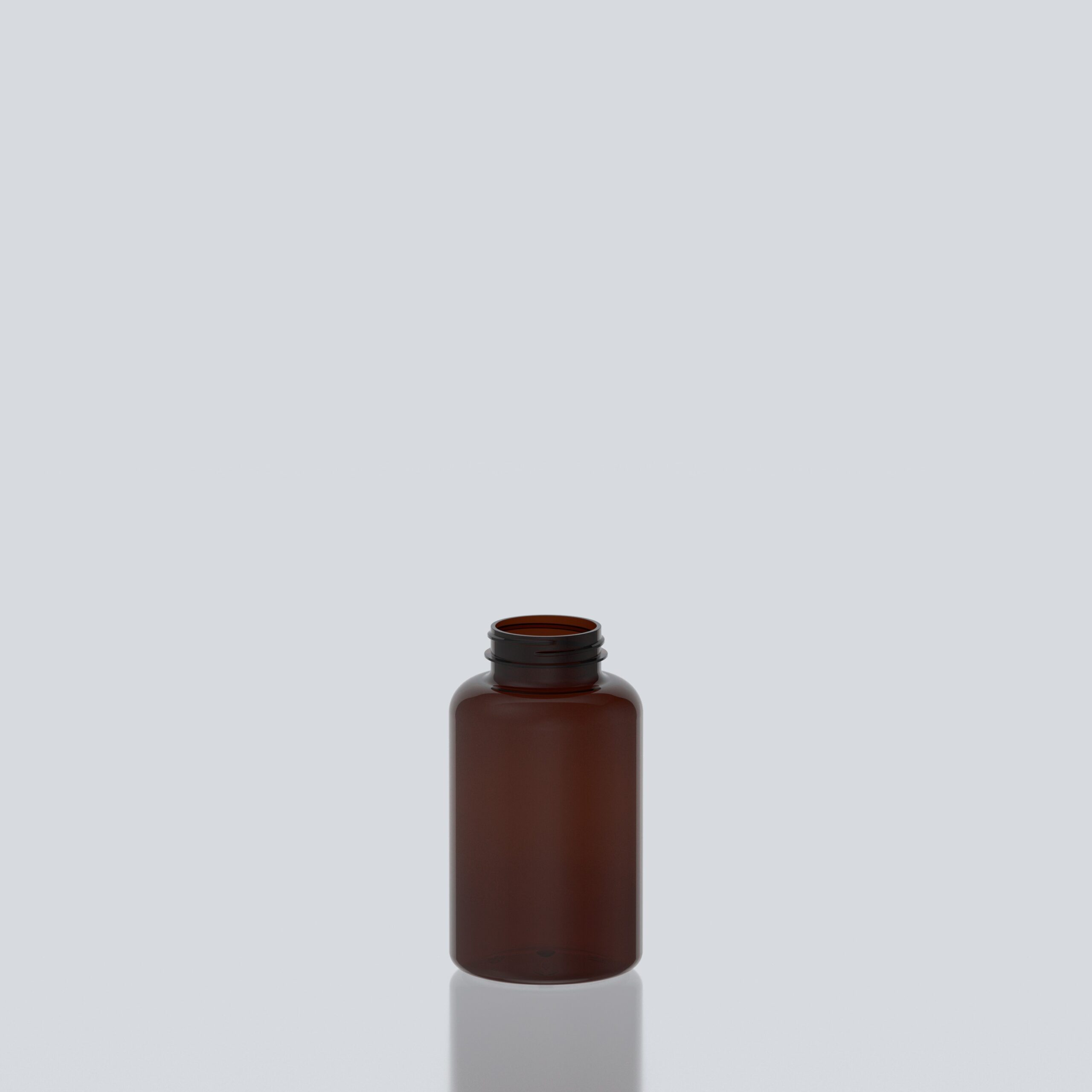 400ml PET Pill Jar - 45SP400 - Amber