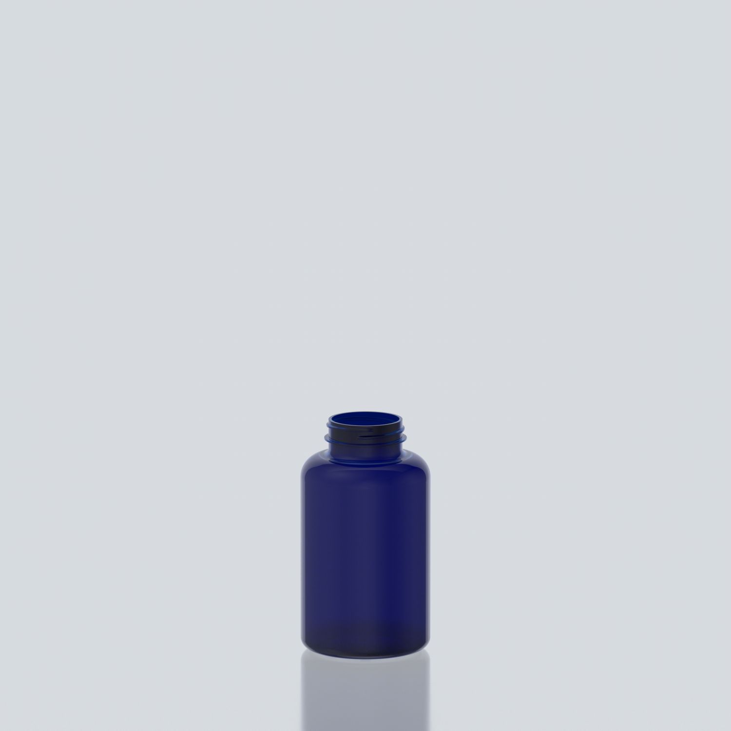 400ml PET Pill Jar - 45SP400 - Blue
