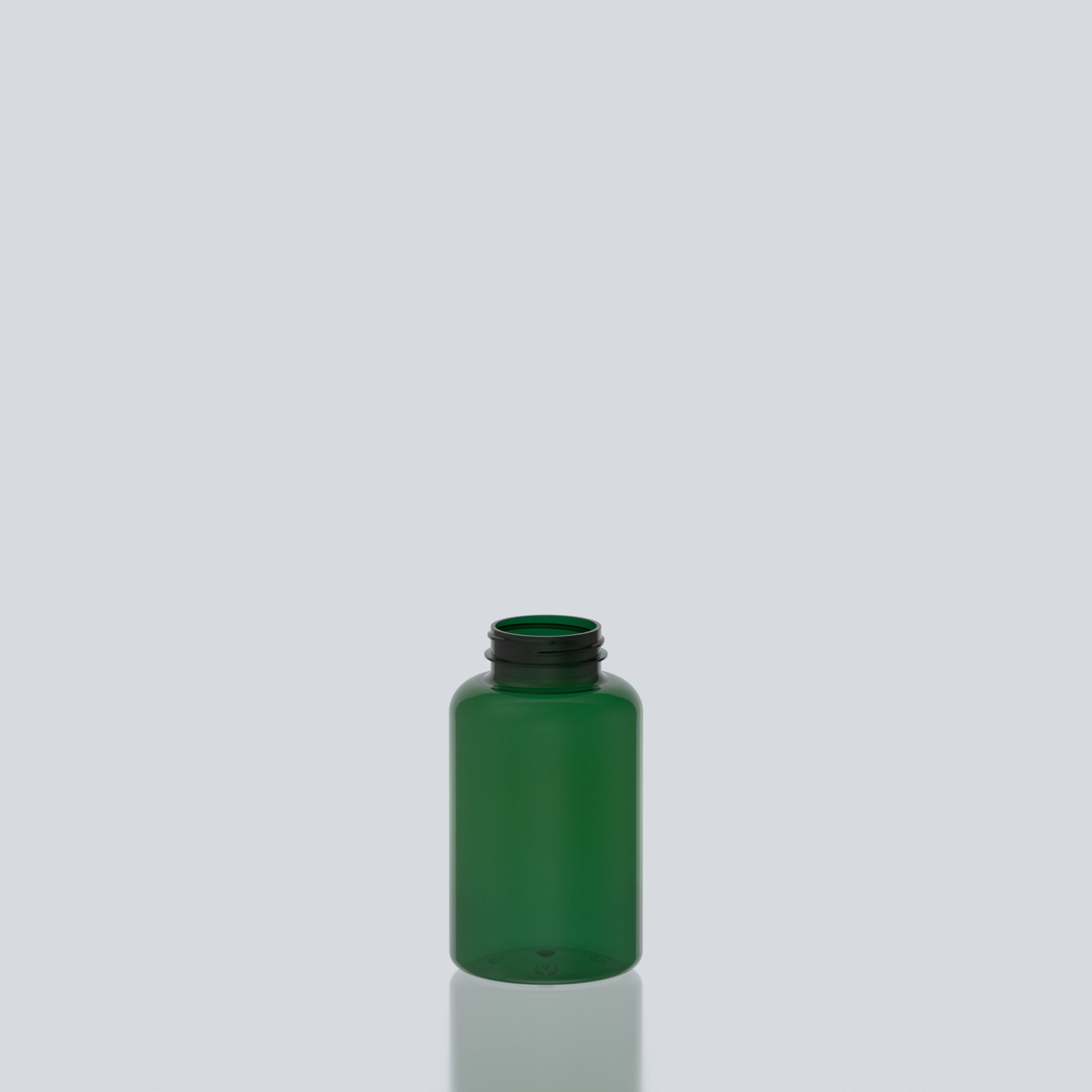 400ml PET Pill Jar - 45SP400 - Green