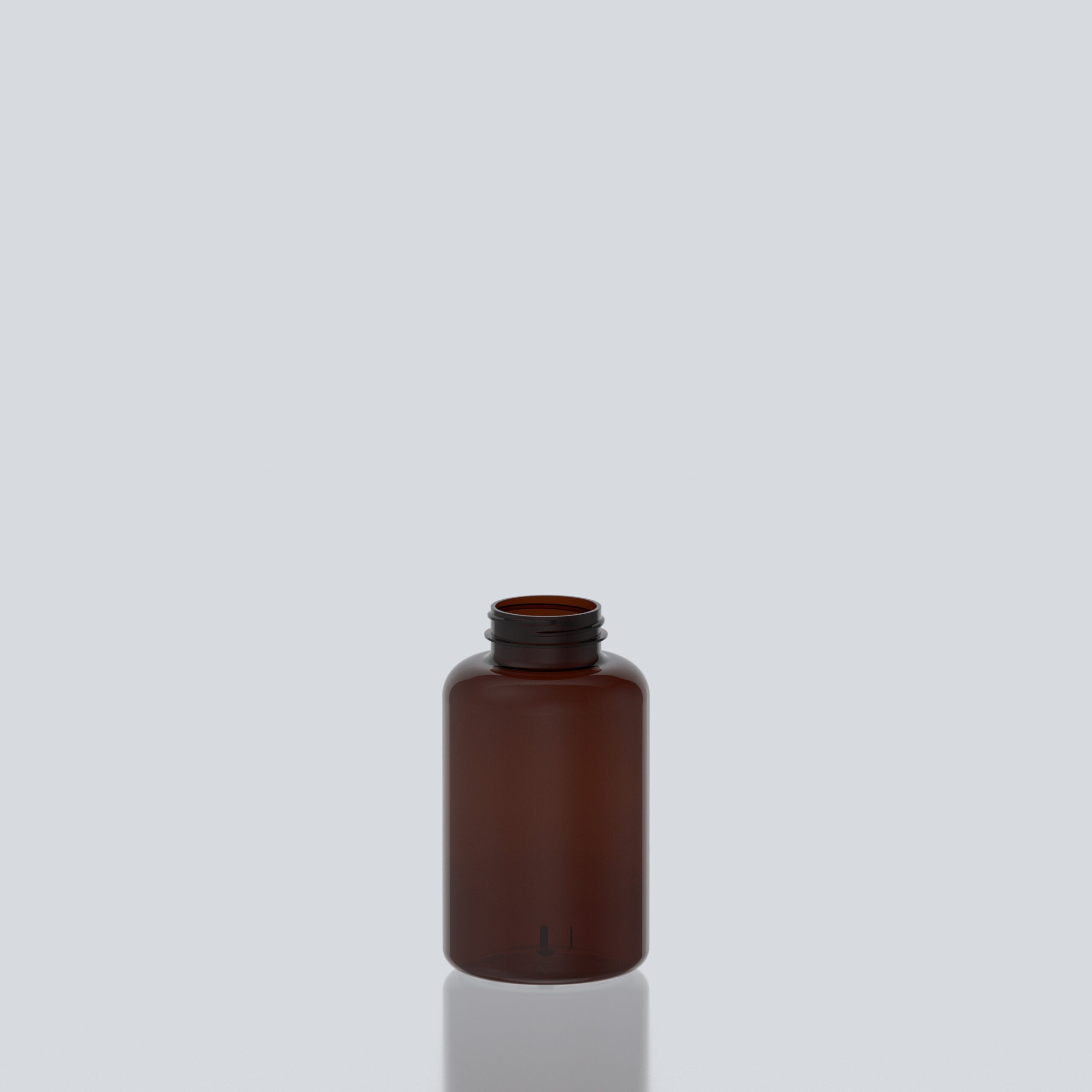 500ml PET Pill Jar - 45SP400 - Amber