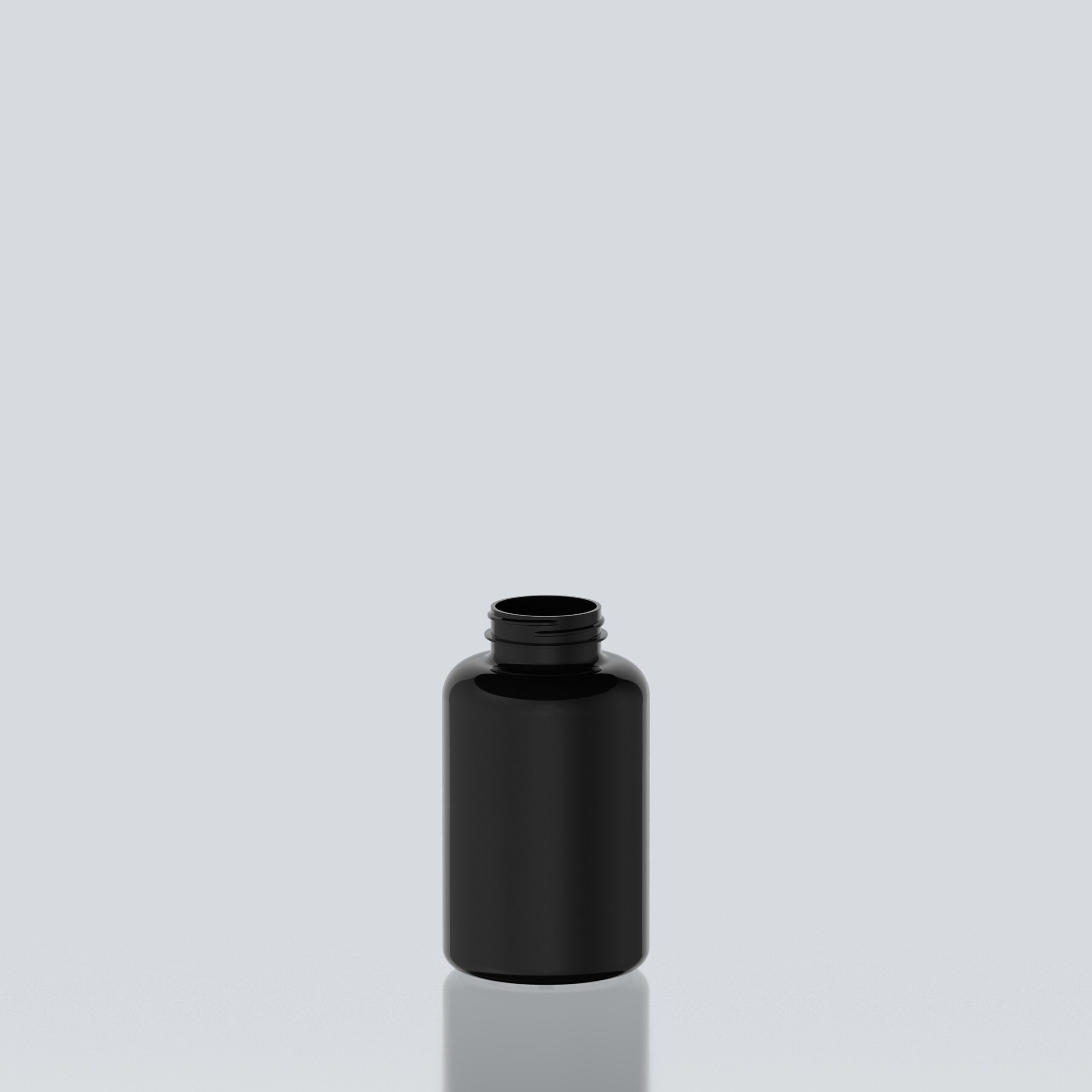 500ml PET Pill Jar - 45SP400 - Black