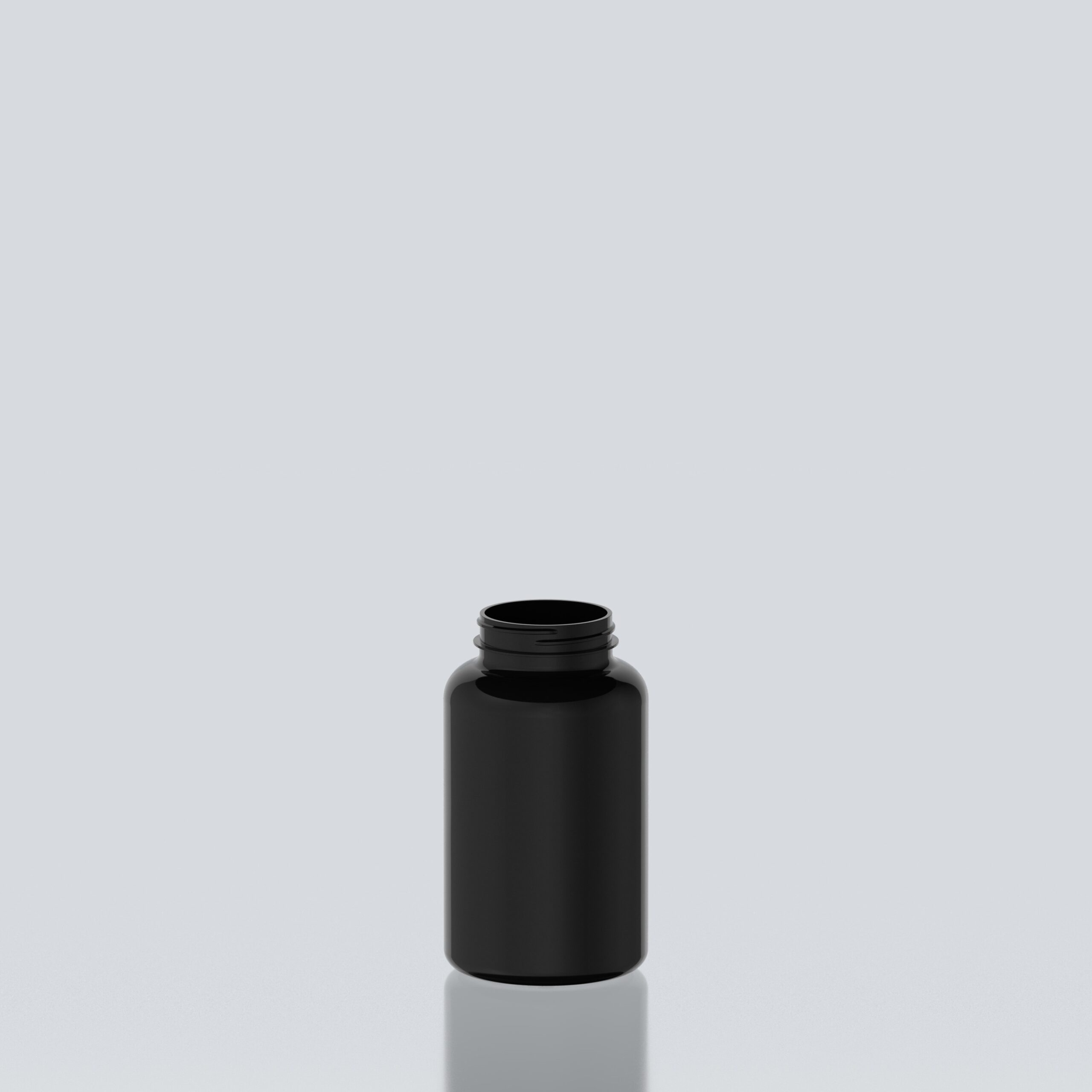 500ml PET Pill Jar - 53SP400 - Black