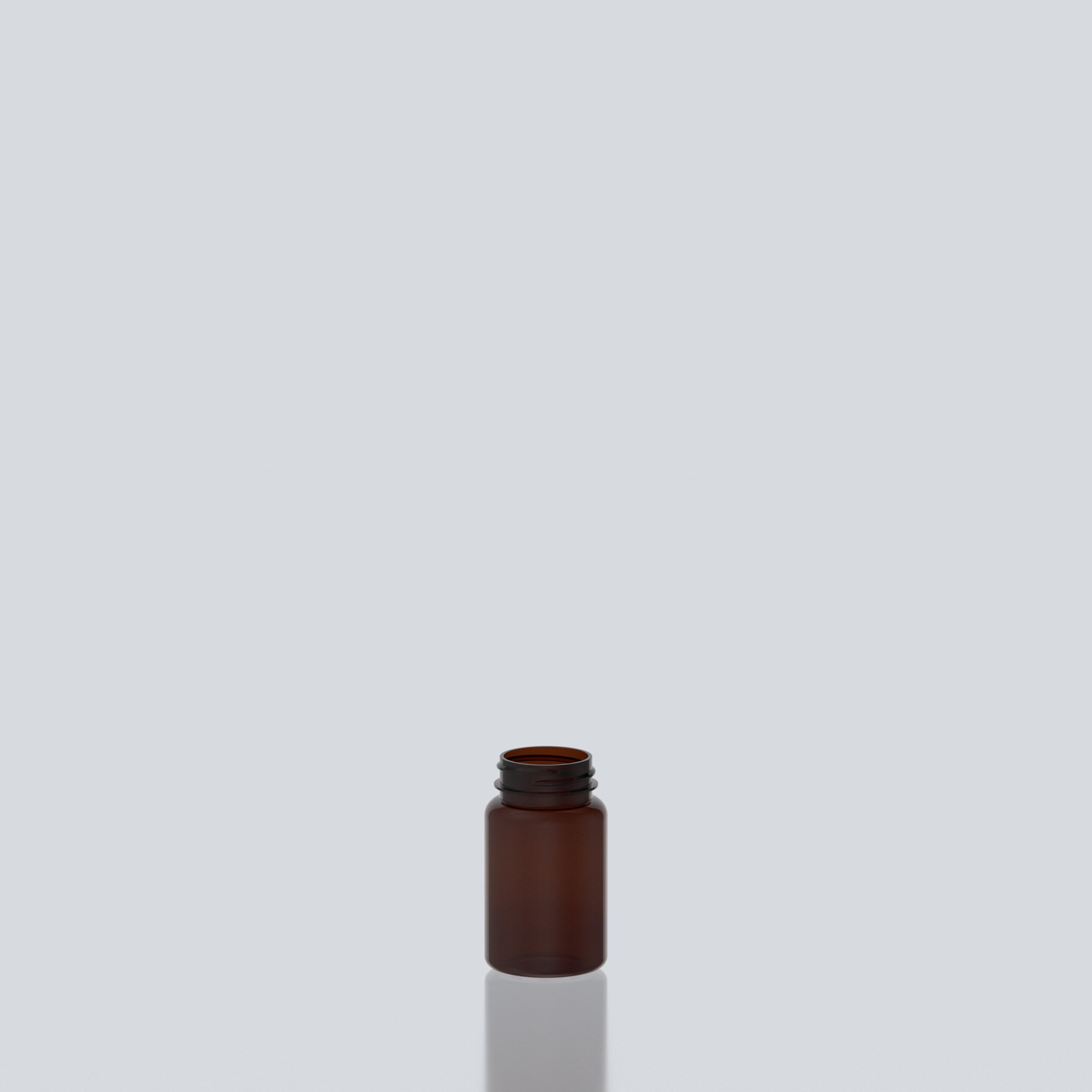 75ml PET Pill Jar - 38SP400 - Amber