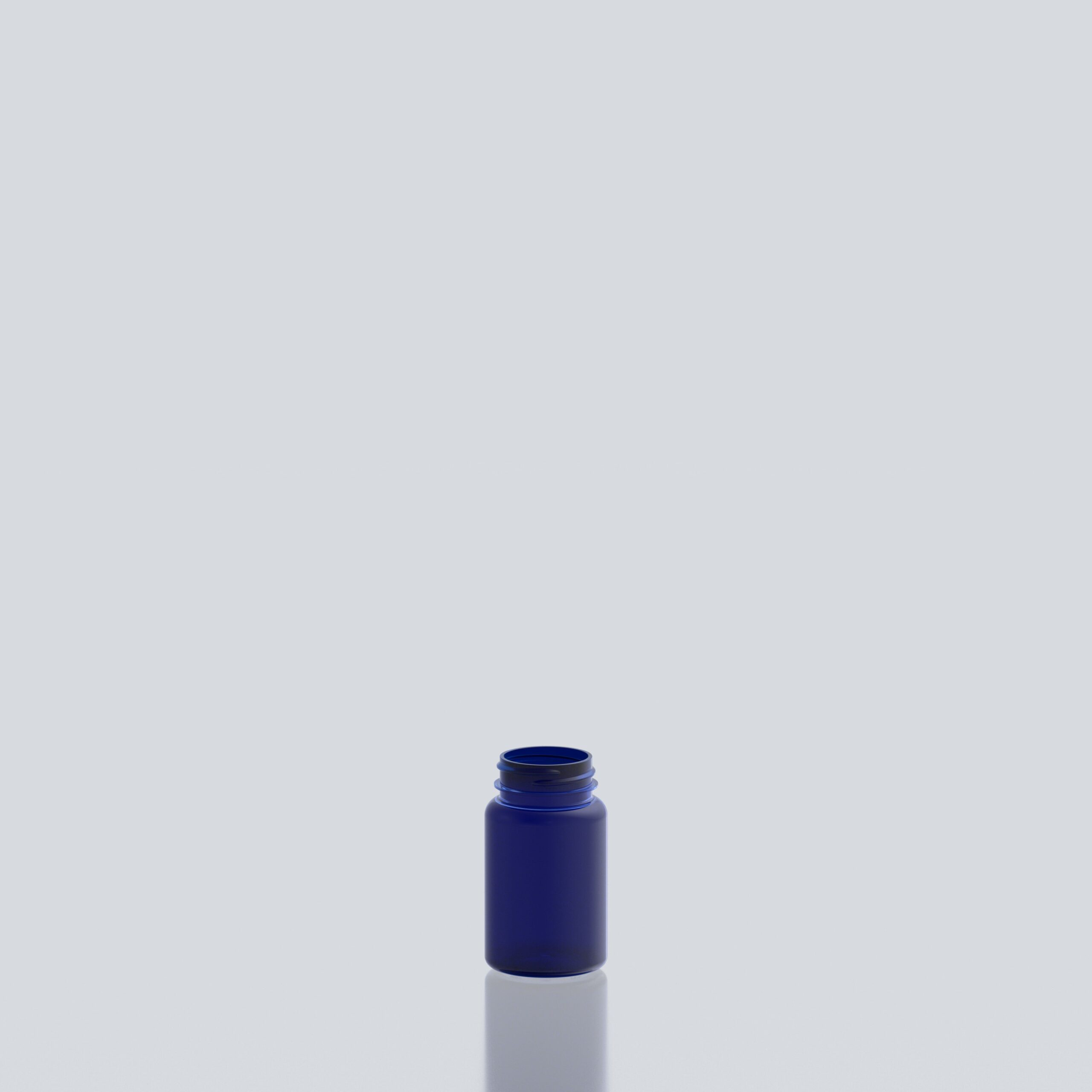 75ml PET Pill Jar - 38SP400 - Blue