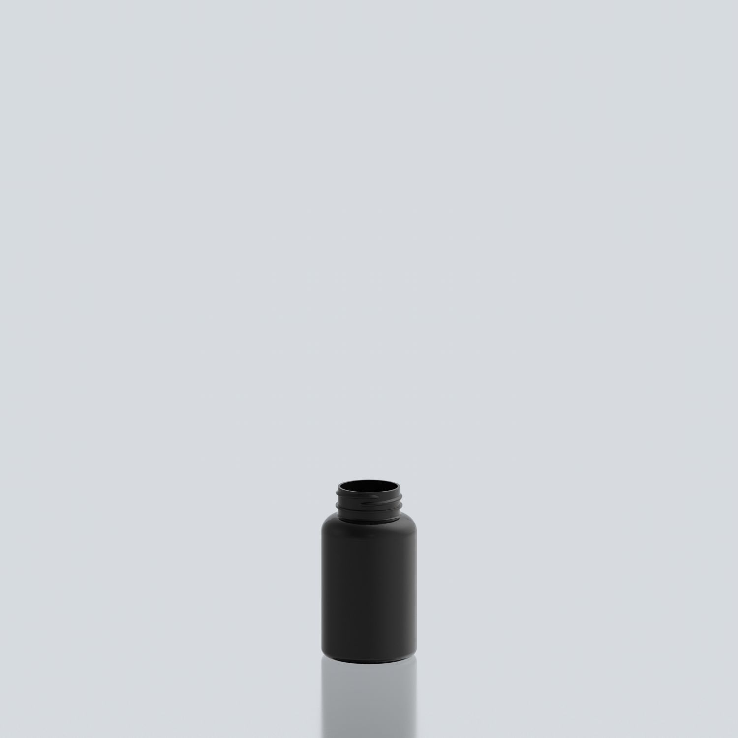 150ml PET Pill Jar - 38SP400 - Black