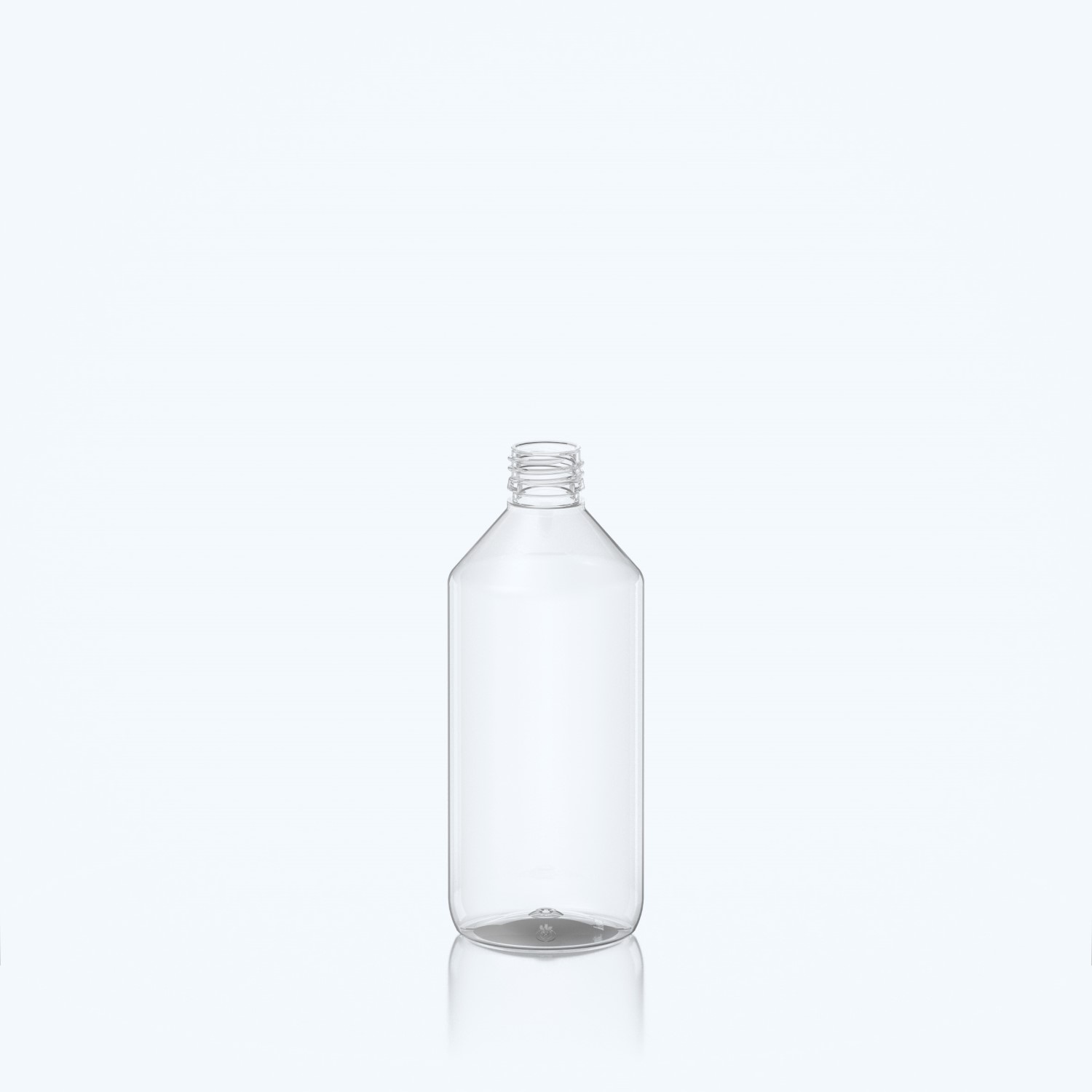 500ml Stretched Veral PET Bottle - 28ROPP - Clear