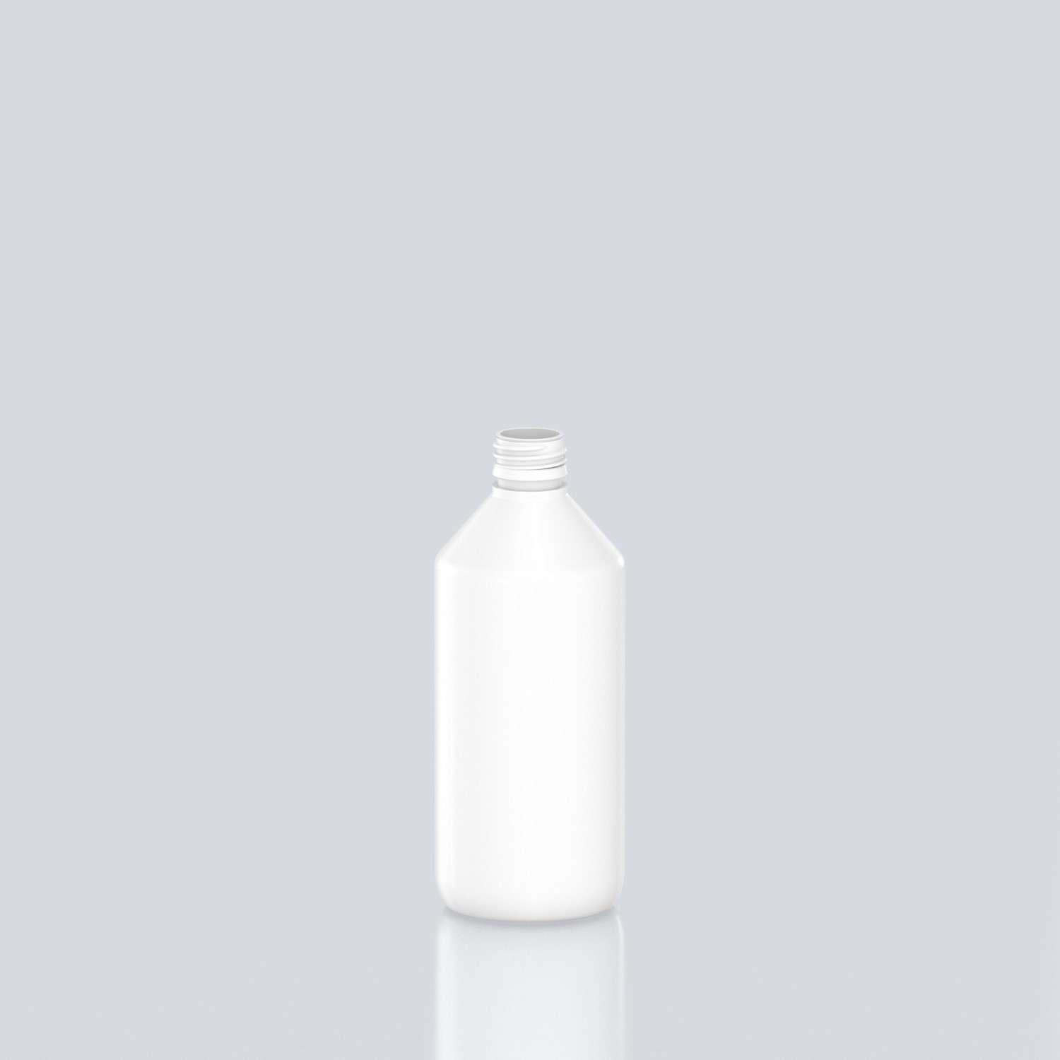 500ml Stretched Veral PET Bottle - 28ROPP - White