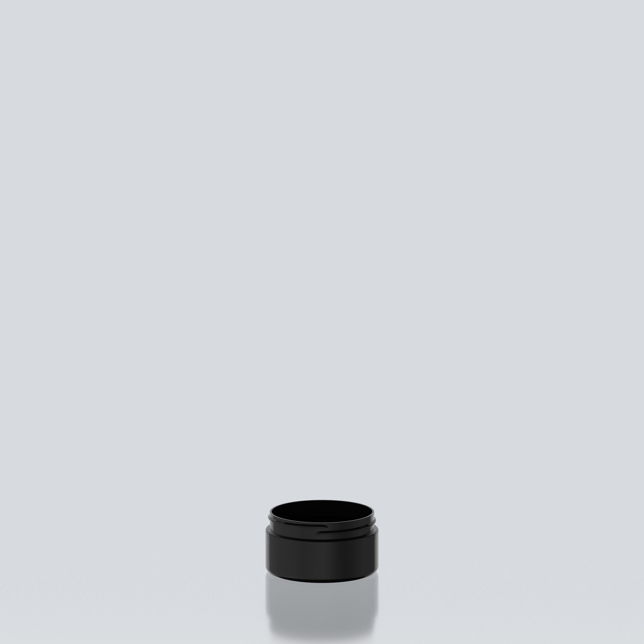 100ml Cylindrical PET Jar - 70SP400 - Black