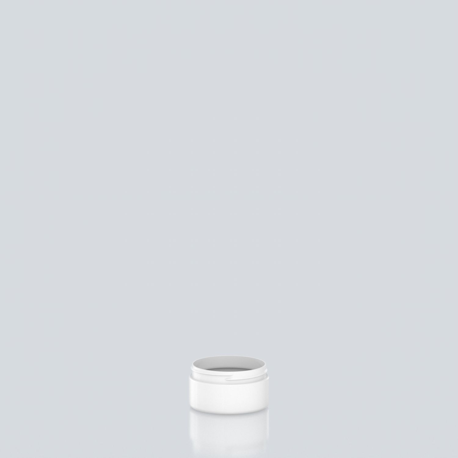 100ml Cylindrical PET Jar - 70SP400 - White