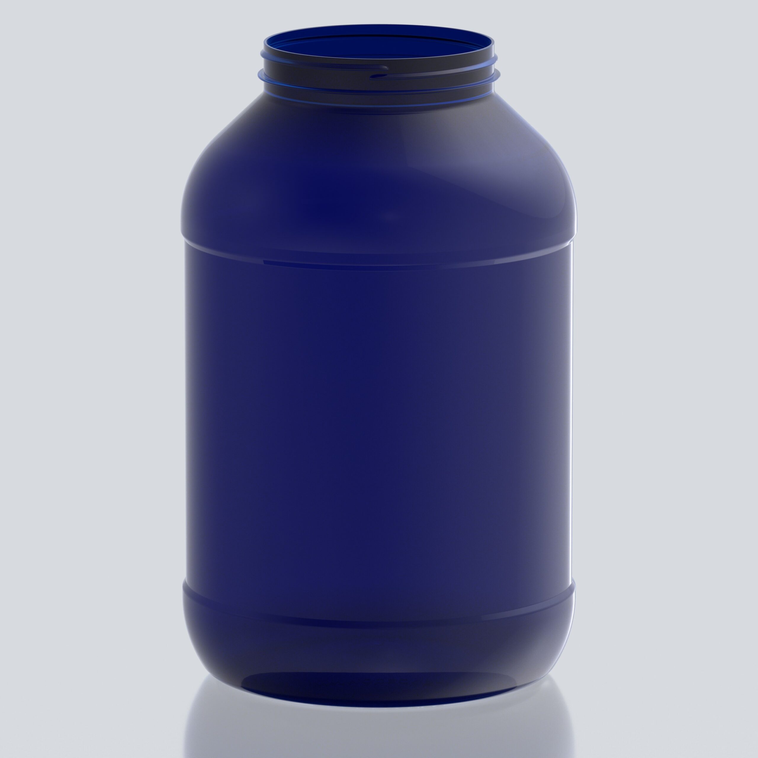 10L Round PET Jar - 127Special - Blue
