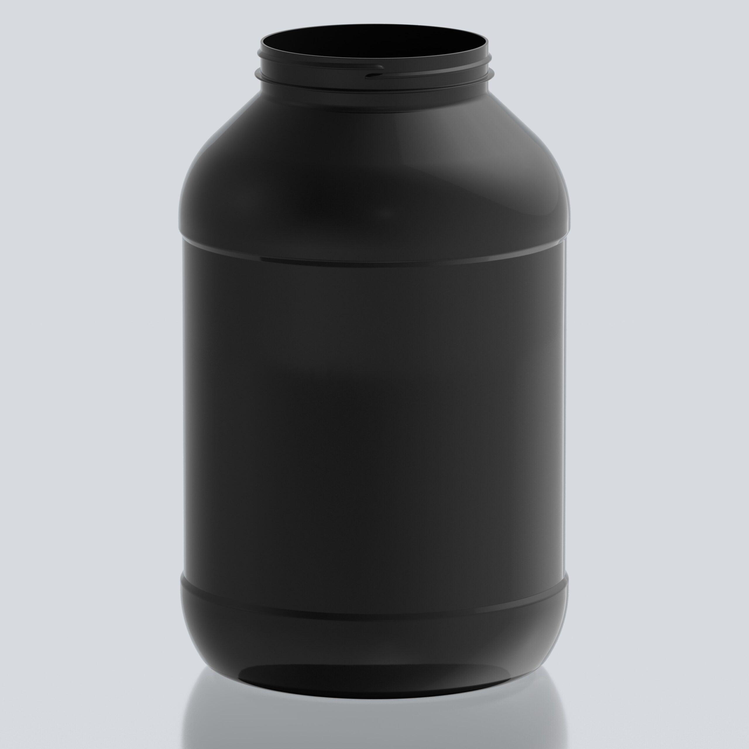 10L Round PET Jar - 127Special - Black