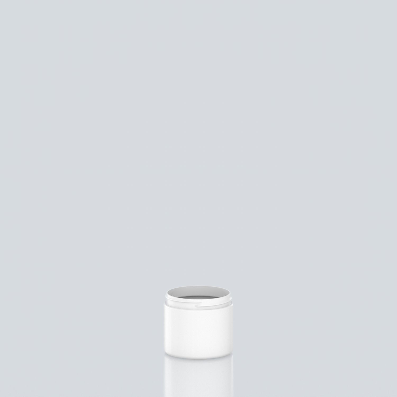 200ml Cylindrical PET Jar - 70SP400 - White