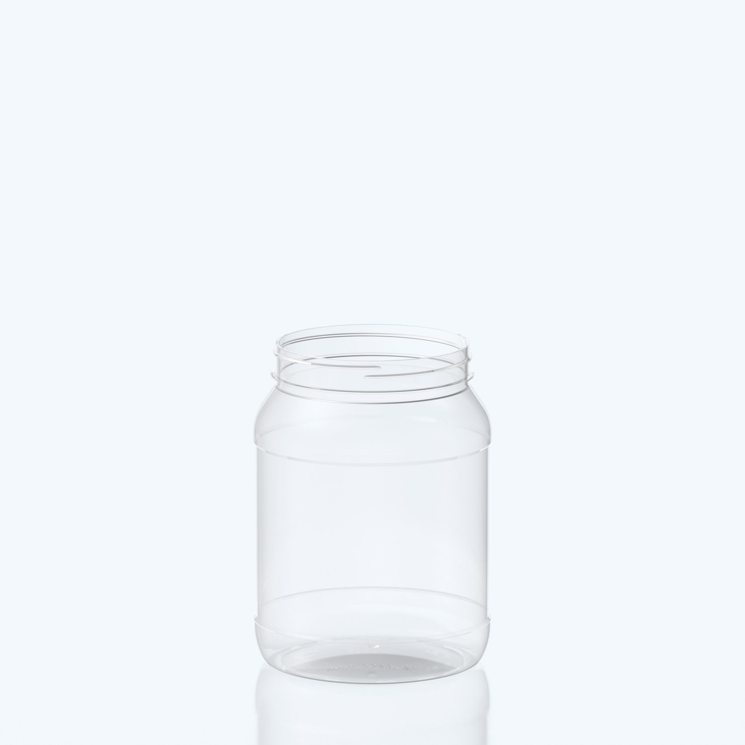 2000ml Round PET Jar - 110SP400 - Clear