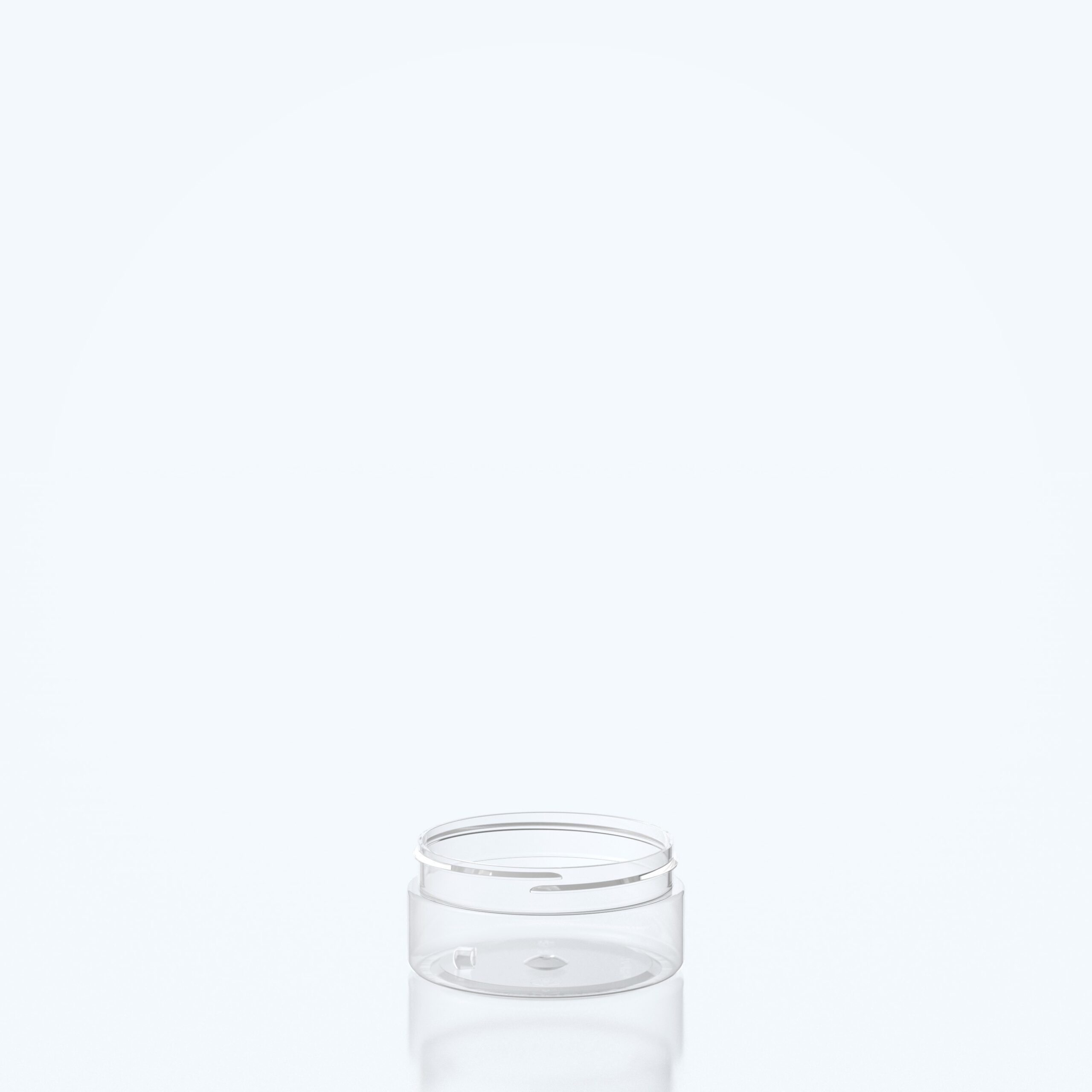 250ml Cylindrical PET Jar - 100SP400 - Clear