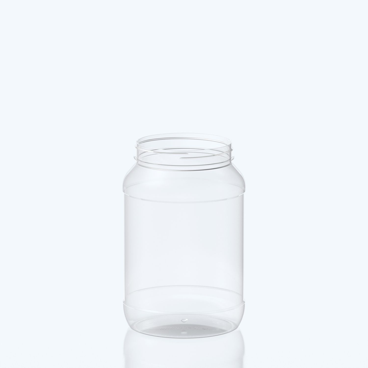 2500ml Round PET Jar - 110SP400 - Clear