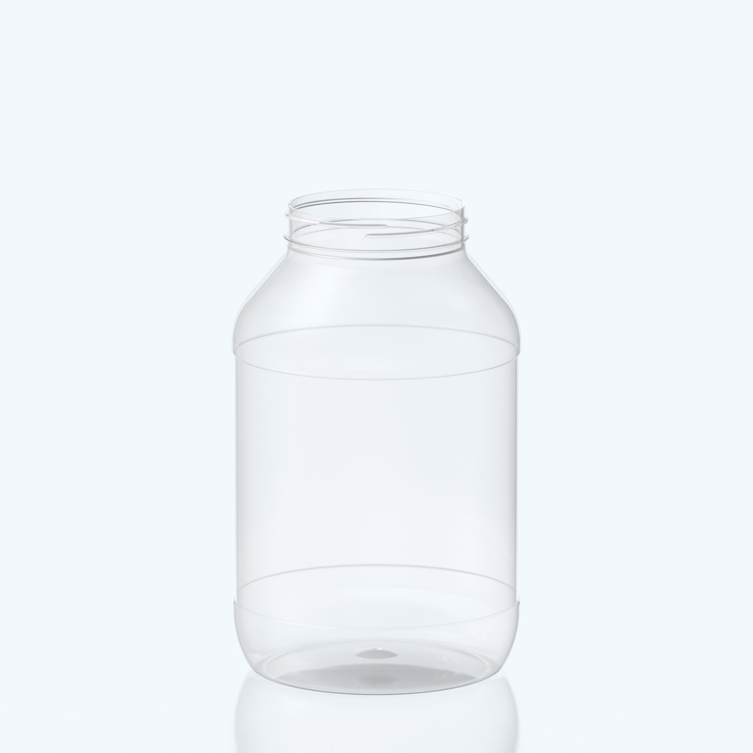 4000ml Round PET Jar - 100SP400 - Clear