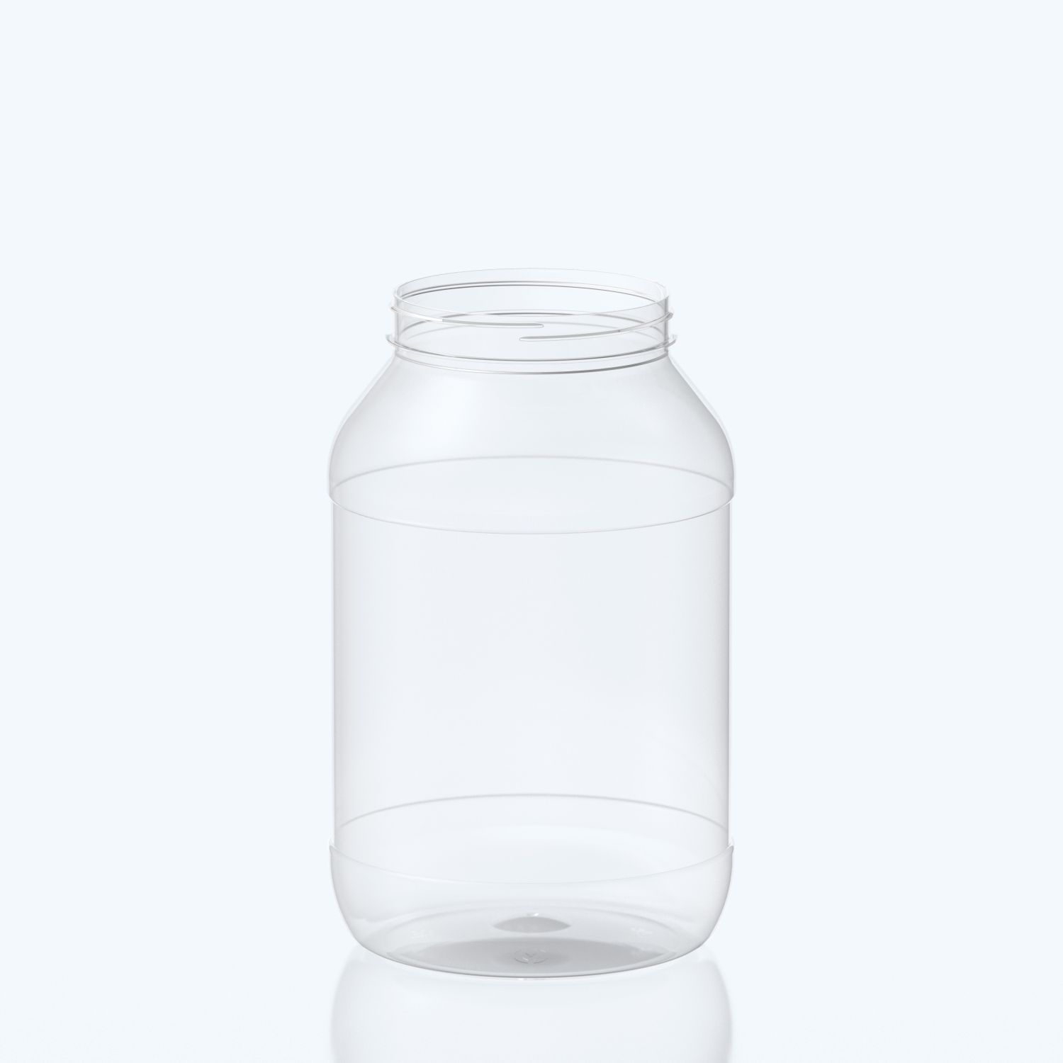 4000ml Round PET Jar - 110SP400 - Clear