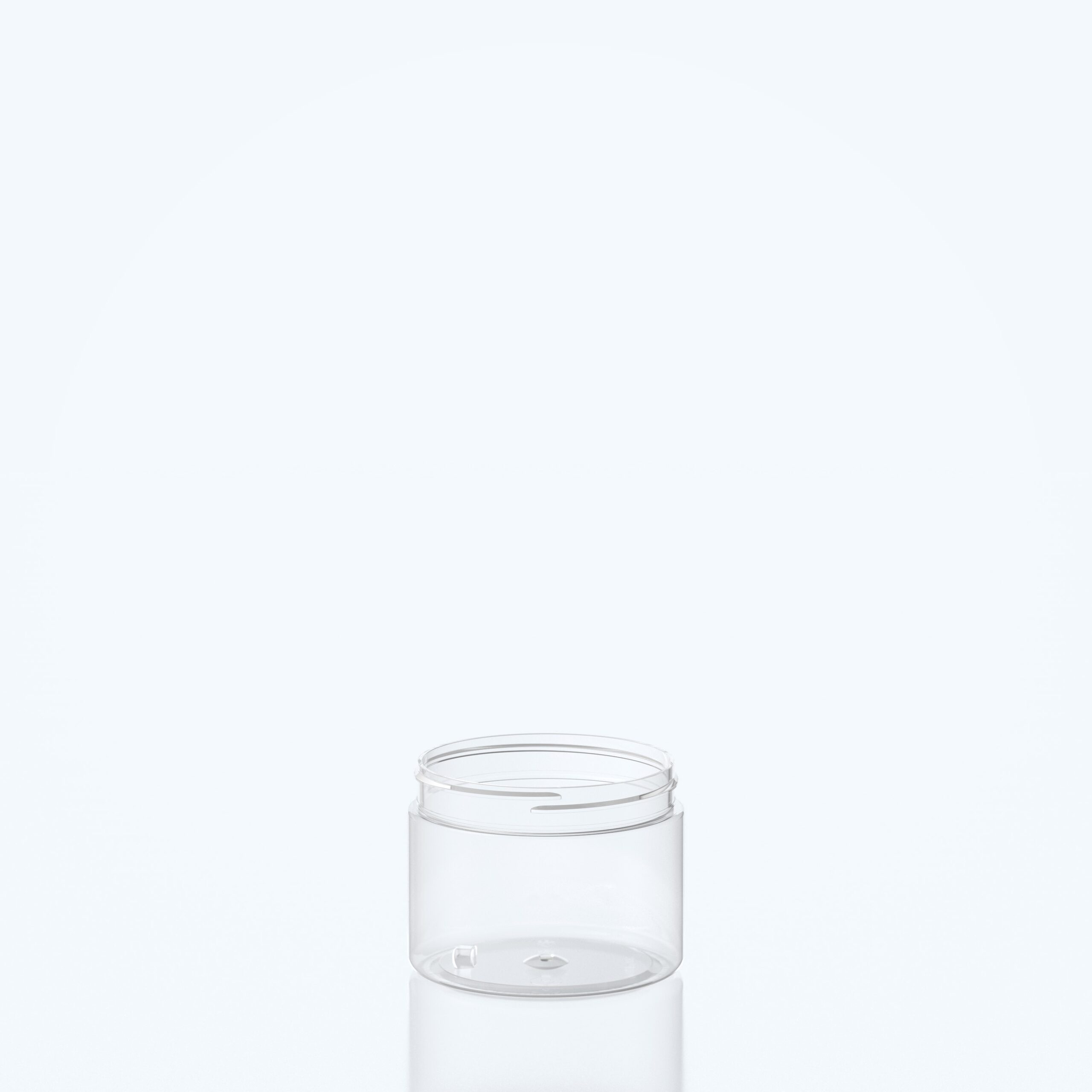 500ml Cylindrical PET Jar - 100SP400 - Clear