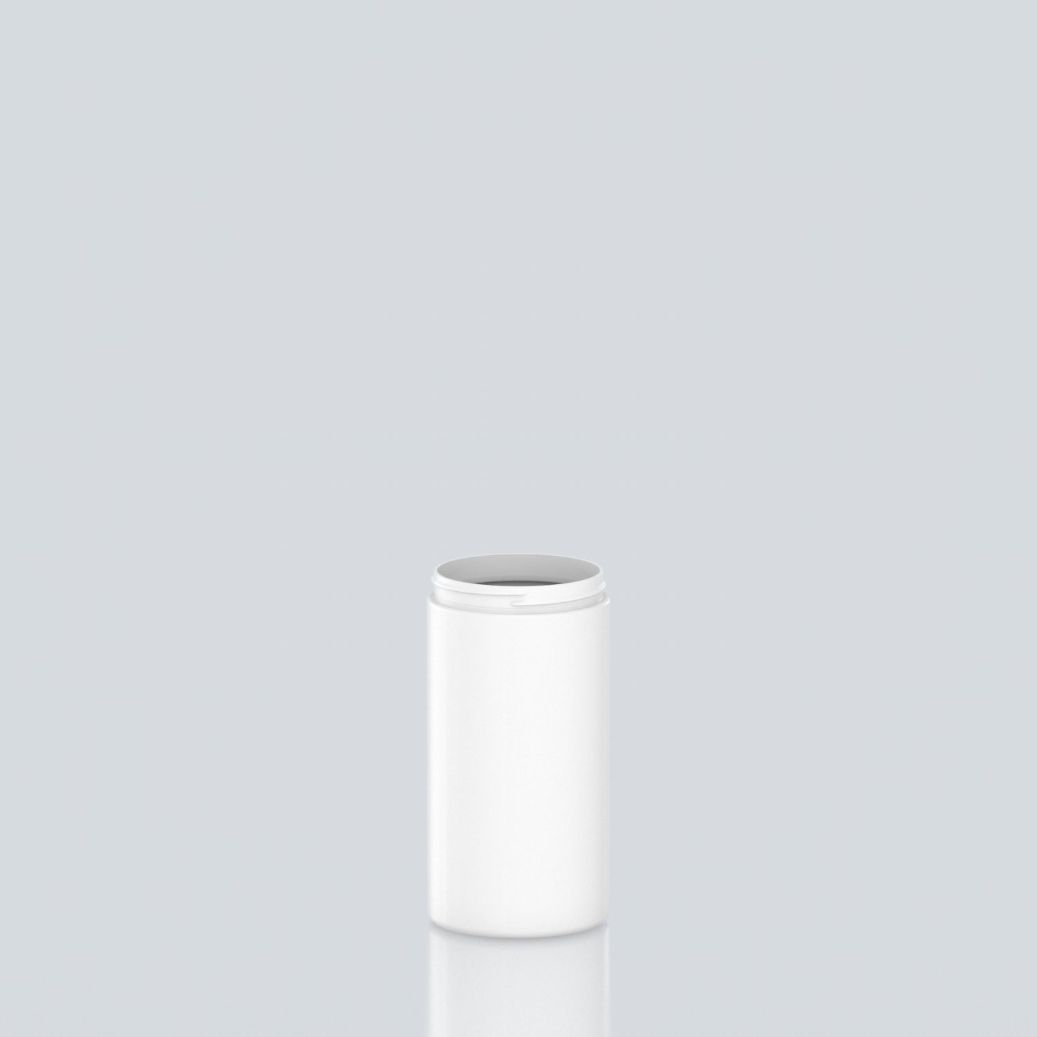 500ml Cylindrical PET Jar - 70SP400 - White