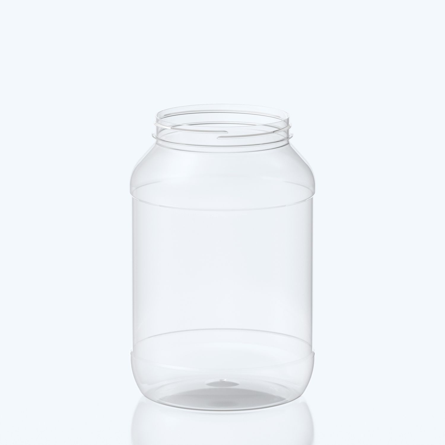 5000ml Round PET Jar - 127Special - Clear